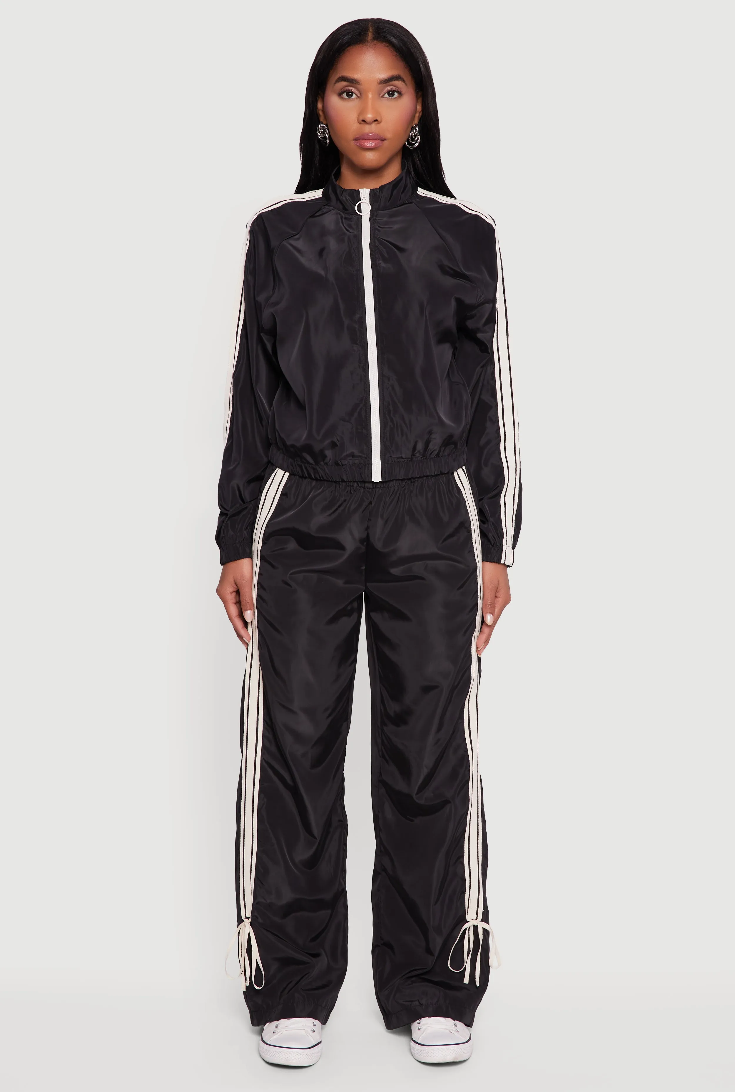 Almost Famous Straight Leg Track Pants with Side Stripe sold by Rainbow product image thumbnail 2