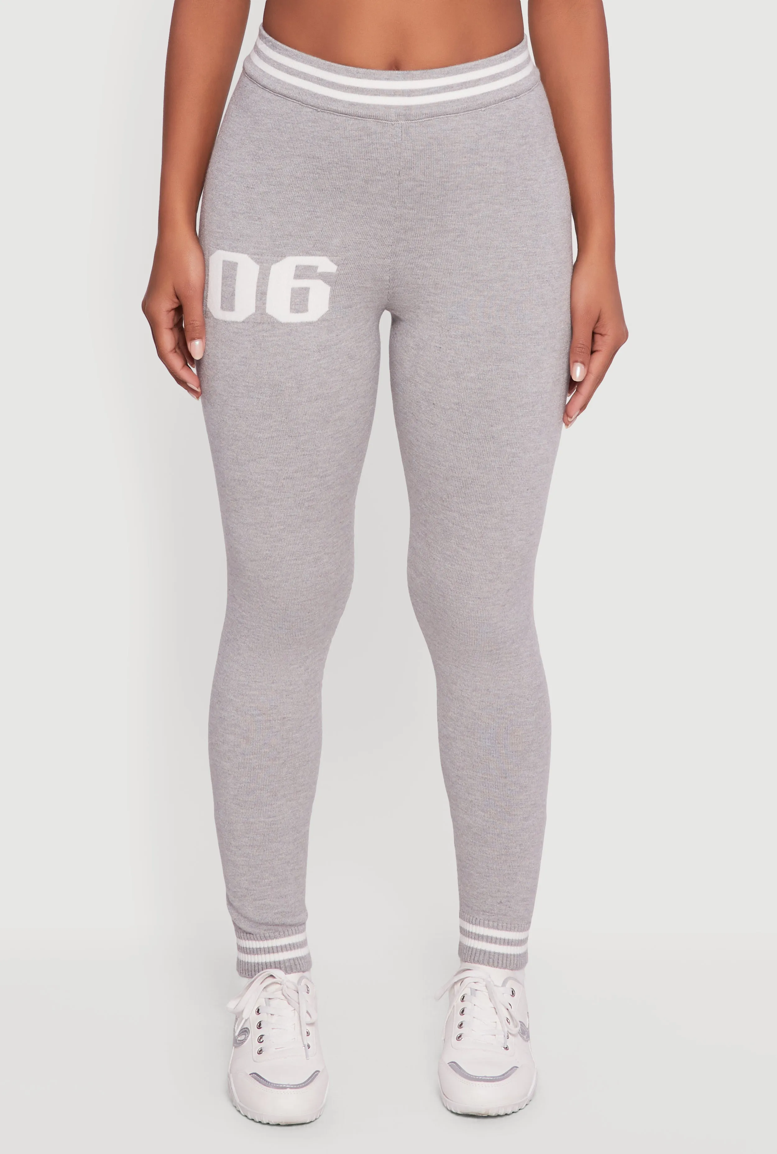 06 Graphic Varsity Stripe Skinny Leg Sweatpants sold by Rainbow product image thumbnail 3