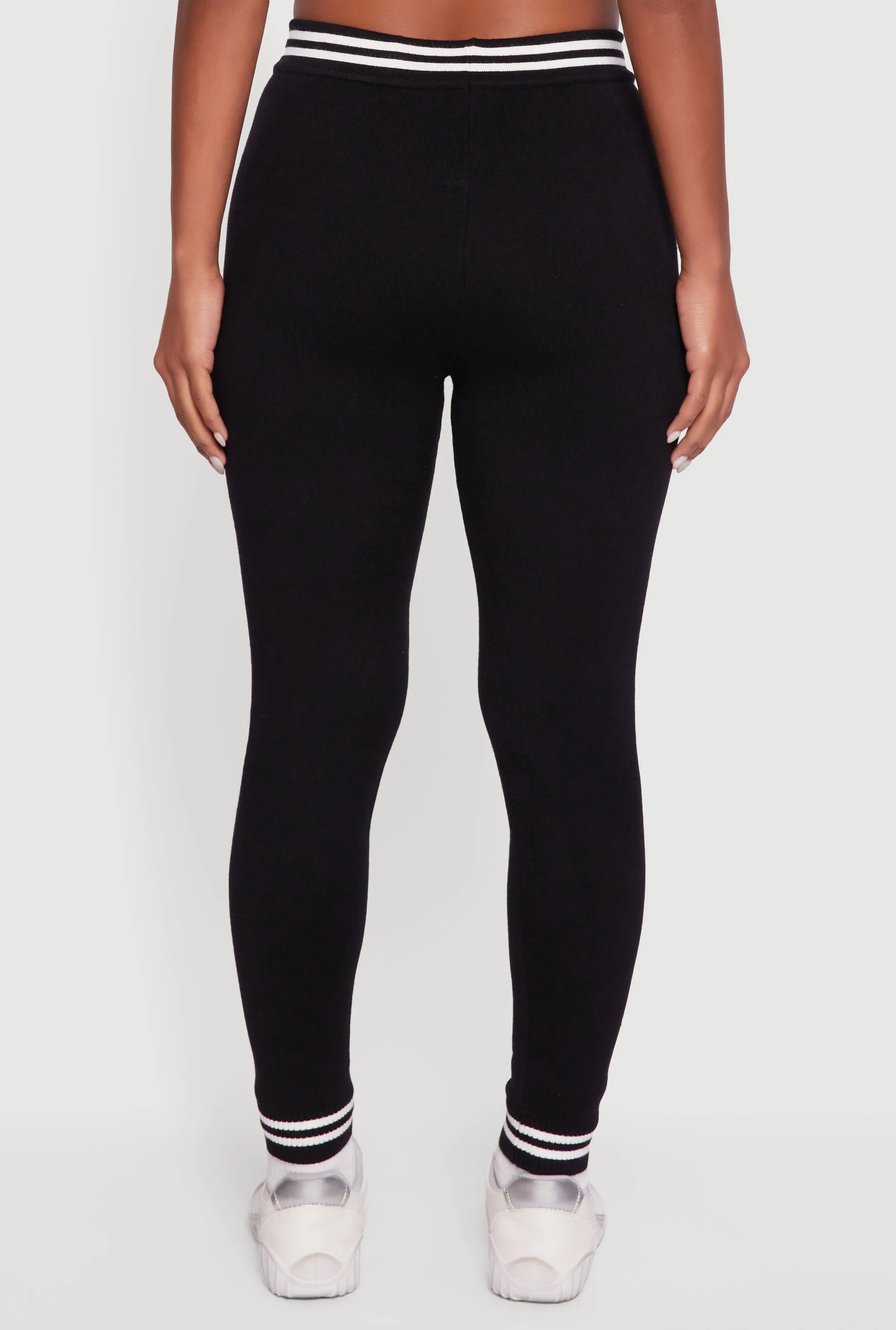 06 Graphic Varsity Stripe Skinny Leg Sweatpants sold by Rainbow product image thumbnail 5