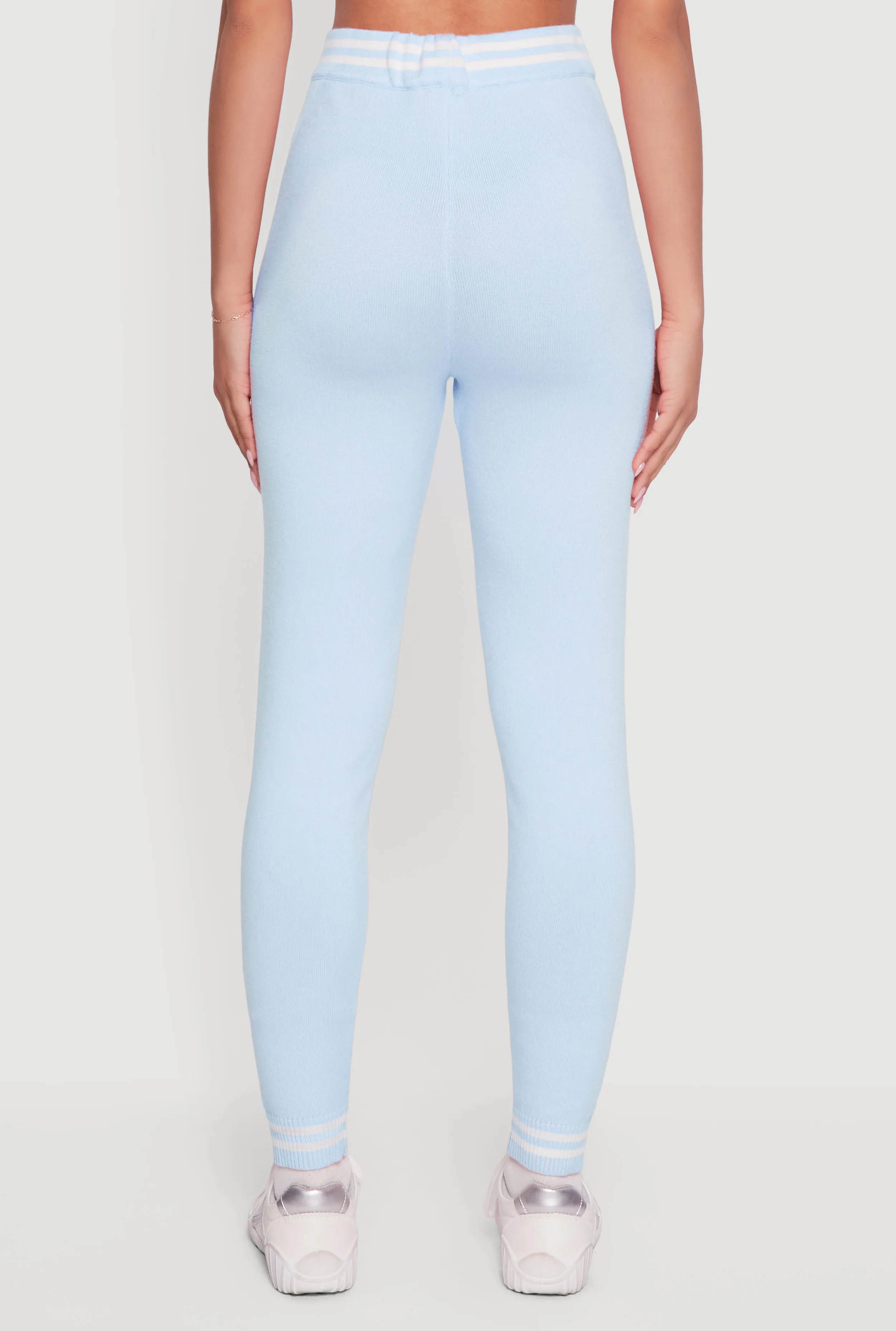 06 Graphic Varsity Stripe Skinny Leg Sweatpants sold by Rainbow product image thumbnail 5