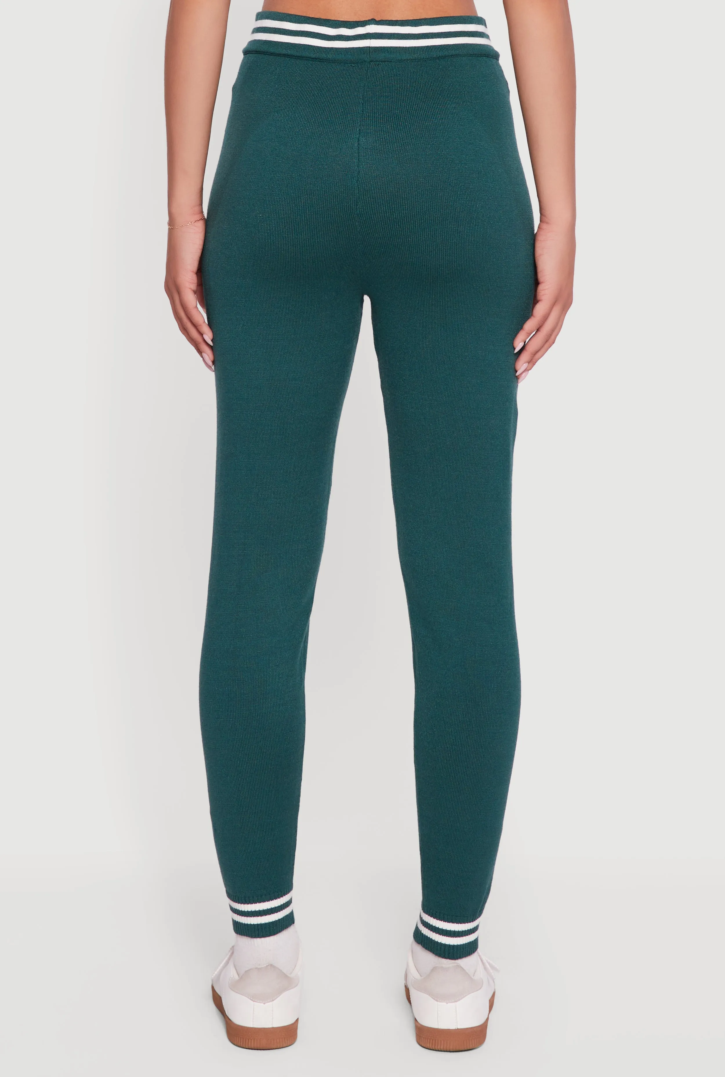 06 Graphic Varsity Stripe Skinny Leg Sweatpants sold by Rainbow product image thumbnail 5