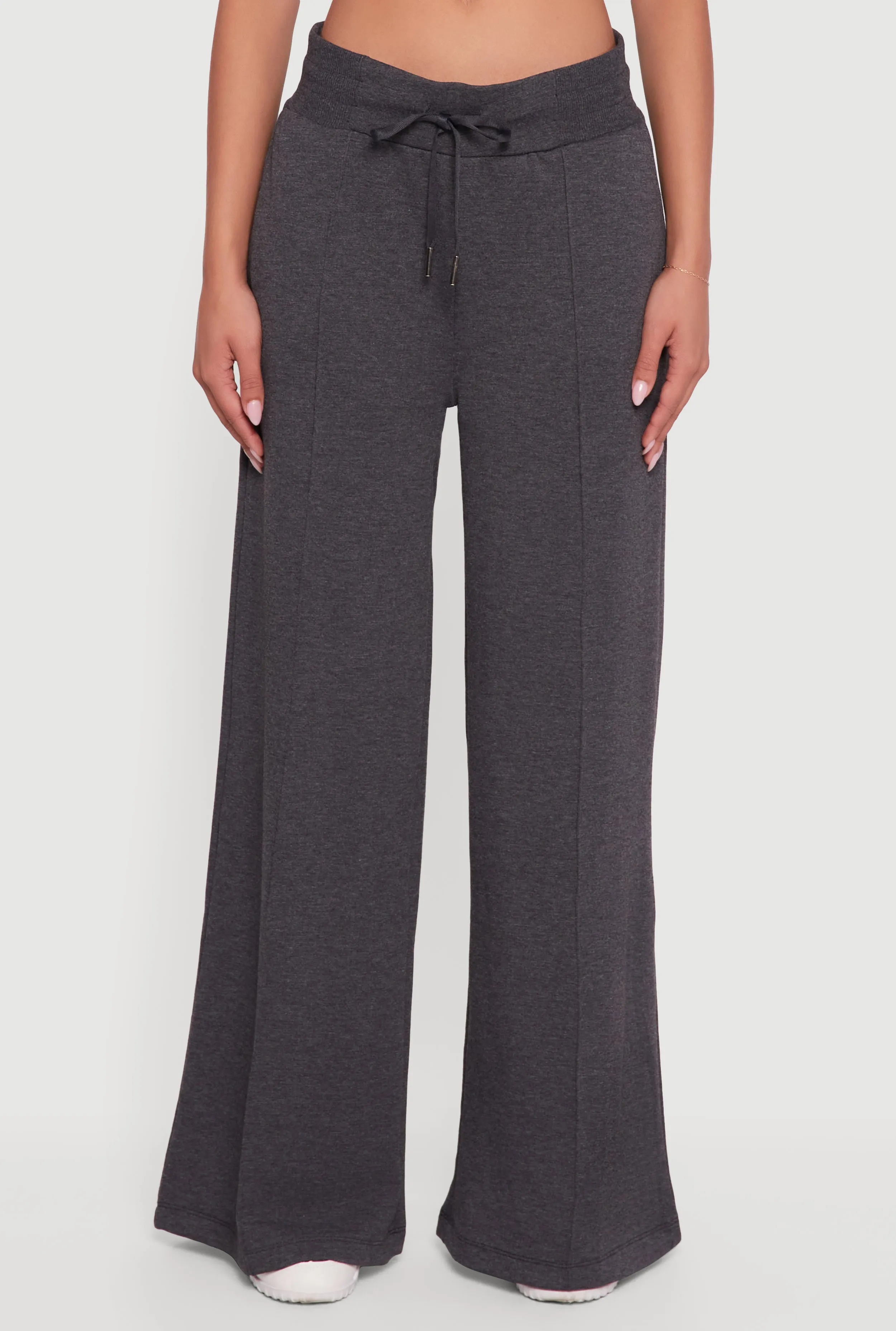 Mid Rise Wide Leg Fleece Lined Sweatpants sold by Rainbow product image thumbnail 5