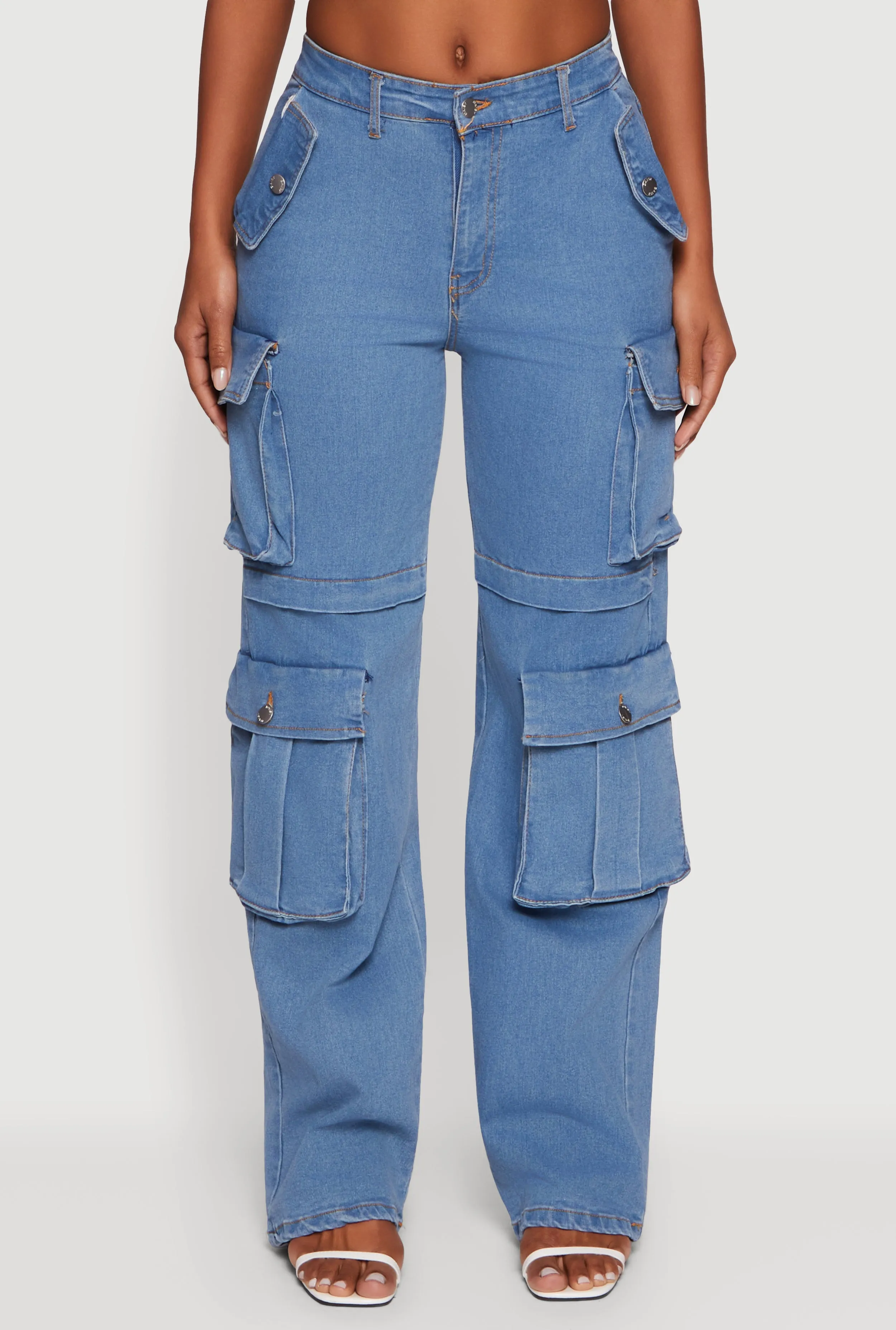 Straight Leg Utility Jeans sold by Rainbow product image thumbnail 5
