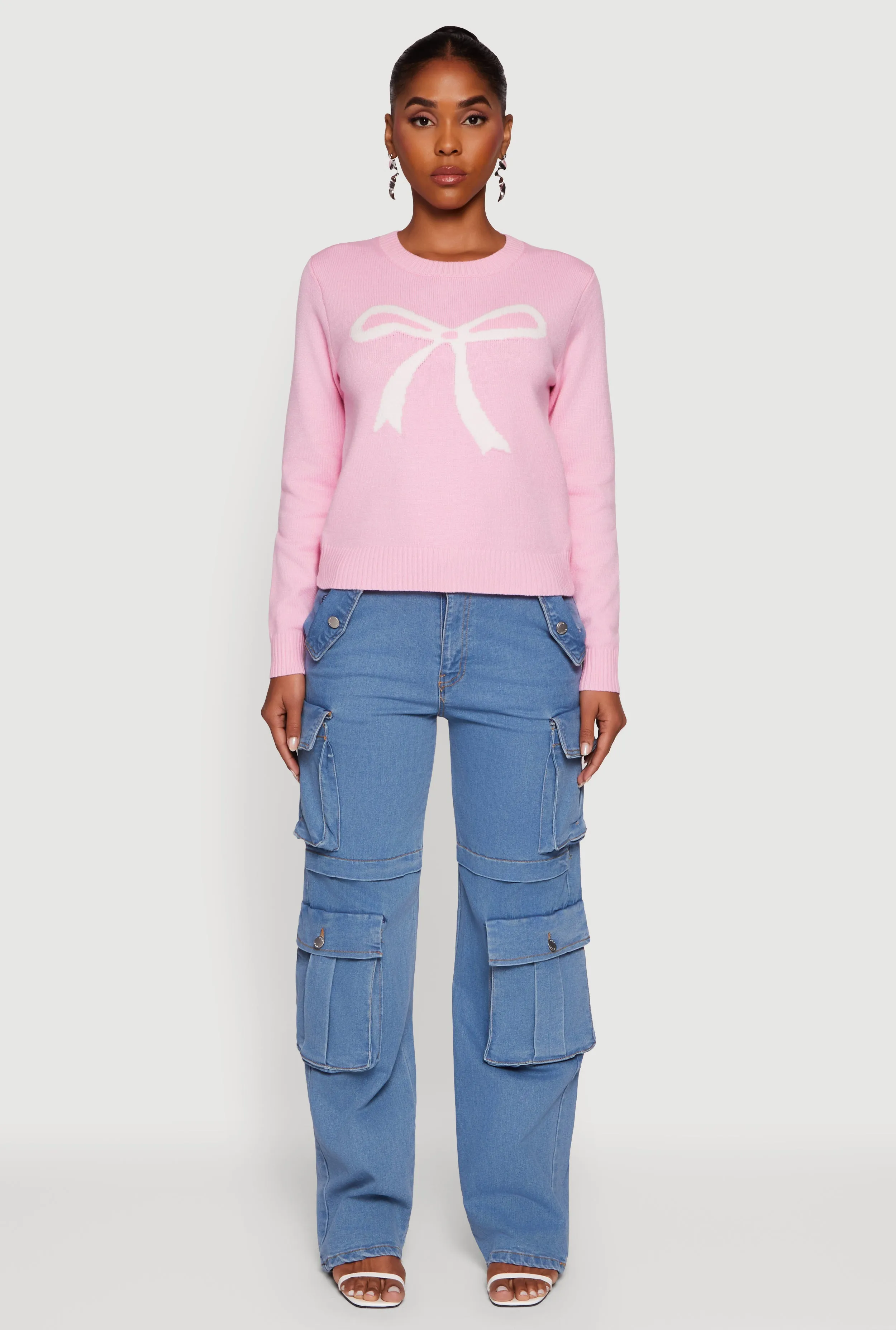 Straight Leg Utility Jeans sold by Rainbow