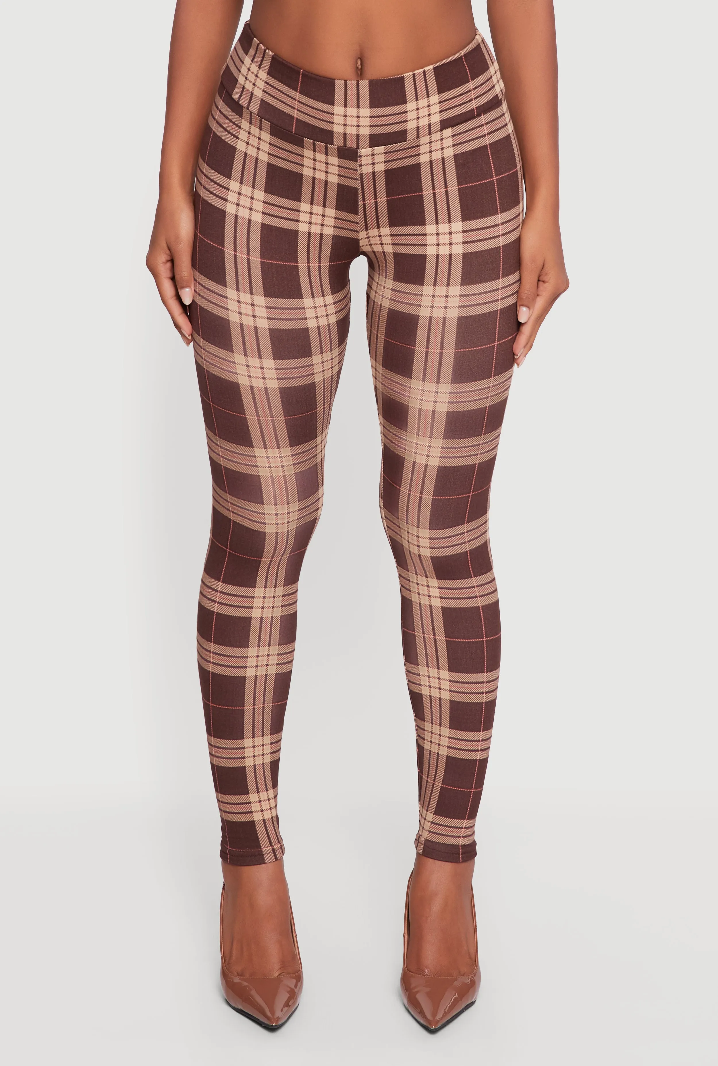 Patterned Fleece Lined Leggings sold by Rainbow product image thumbnail 5