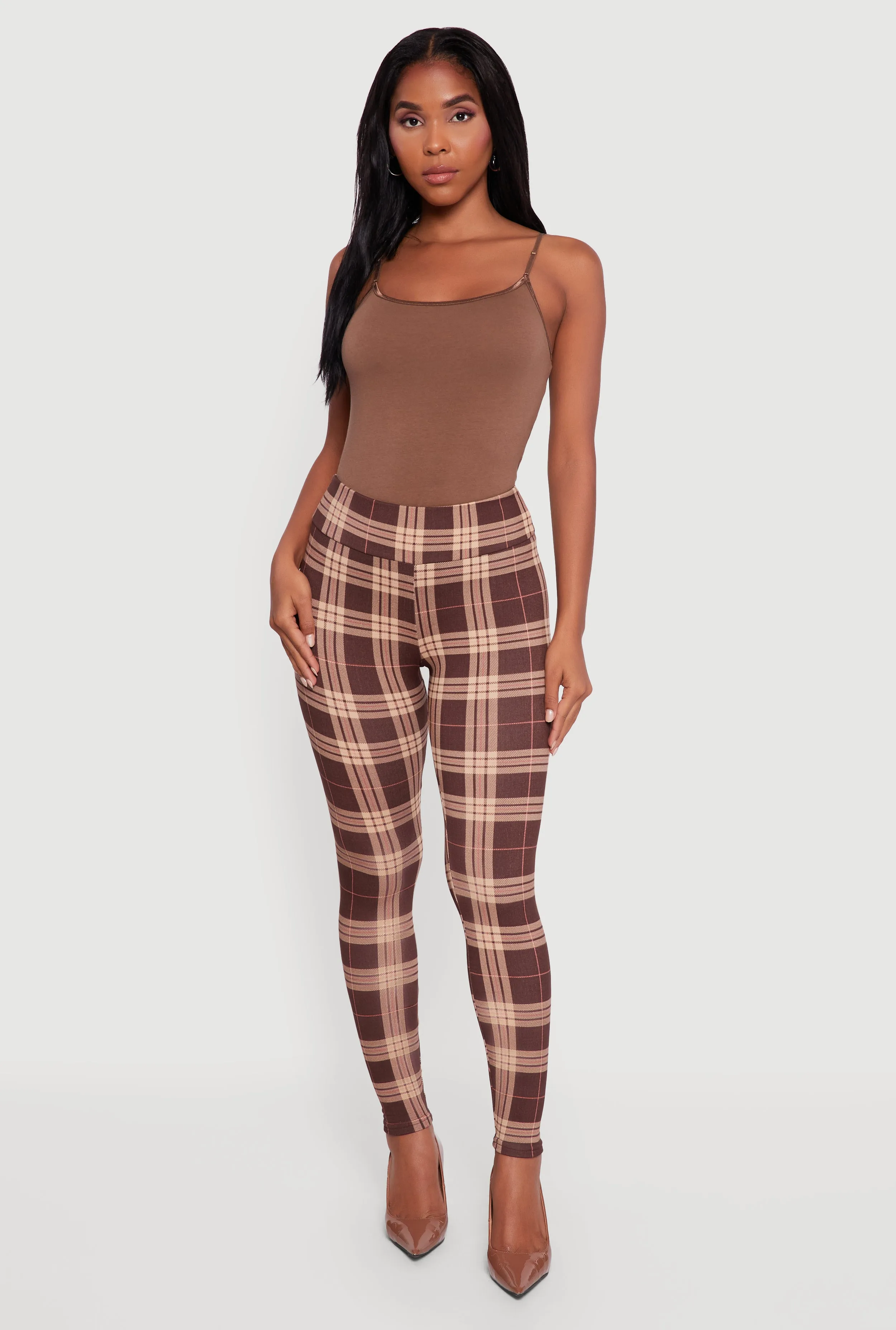 Patterned Fleece Lined Leggings sold by Rainbow product image thumbnail 2