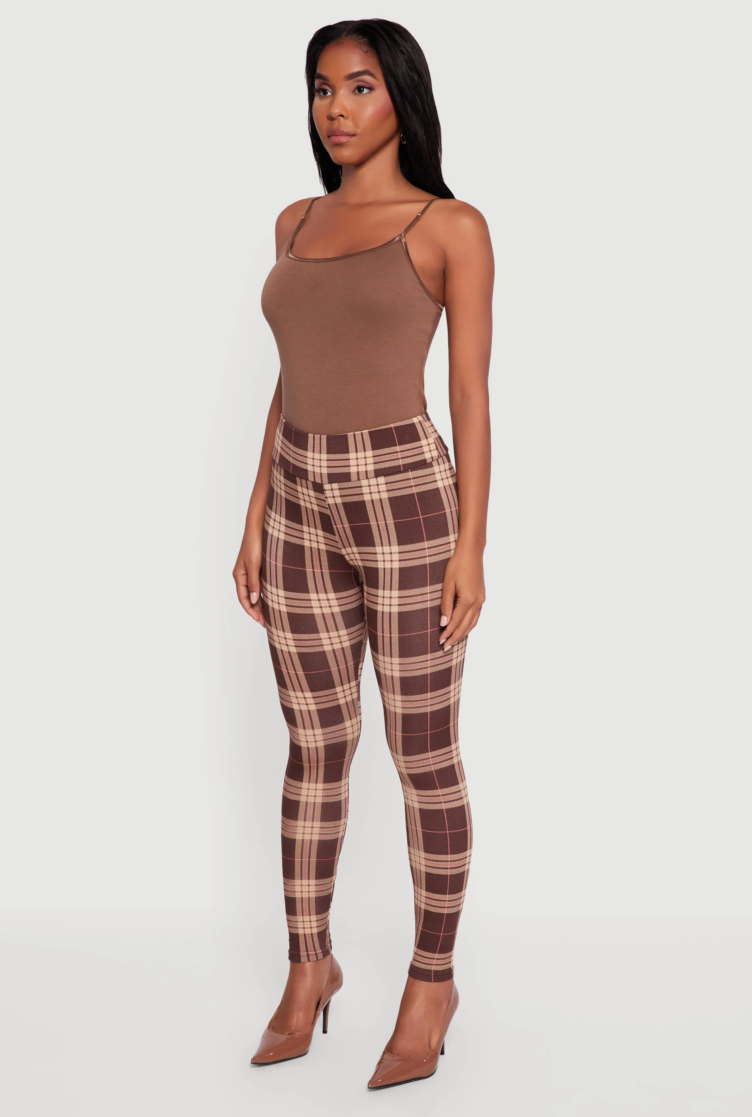 Patterned Fleece Lined Leggings sold by Rainbow product image thumbnail 3