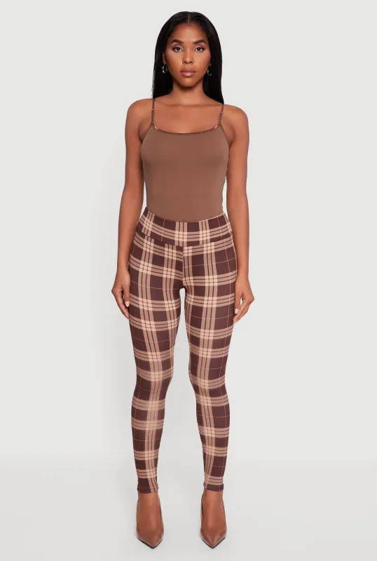 Patterned Fleece Lined Leggings sold by Rainbow