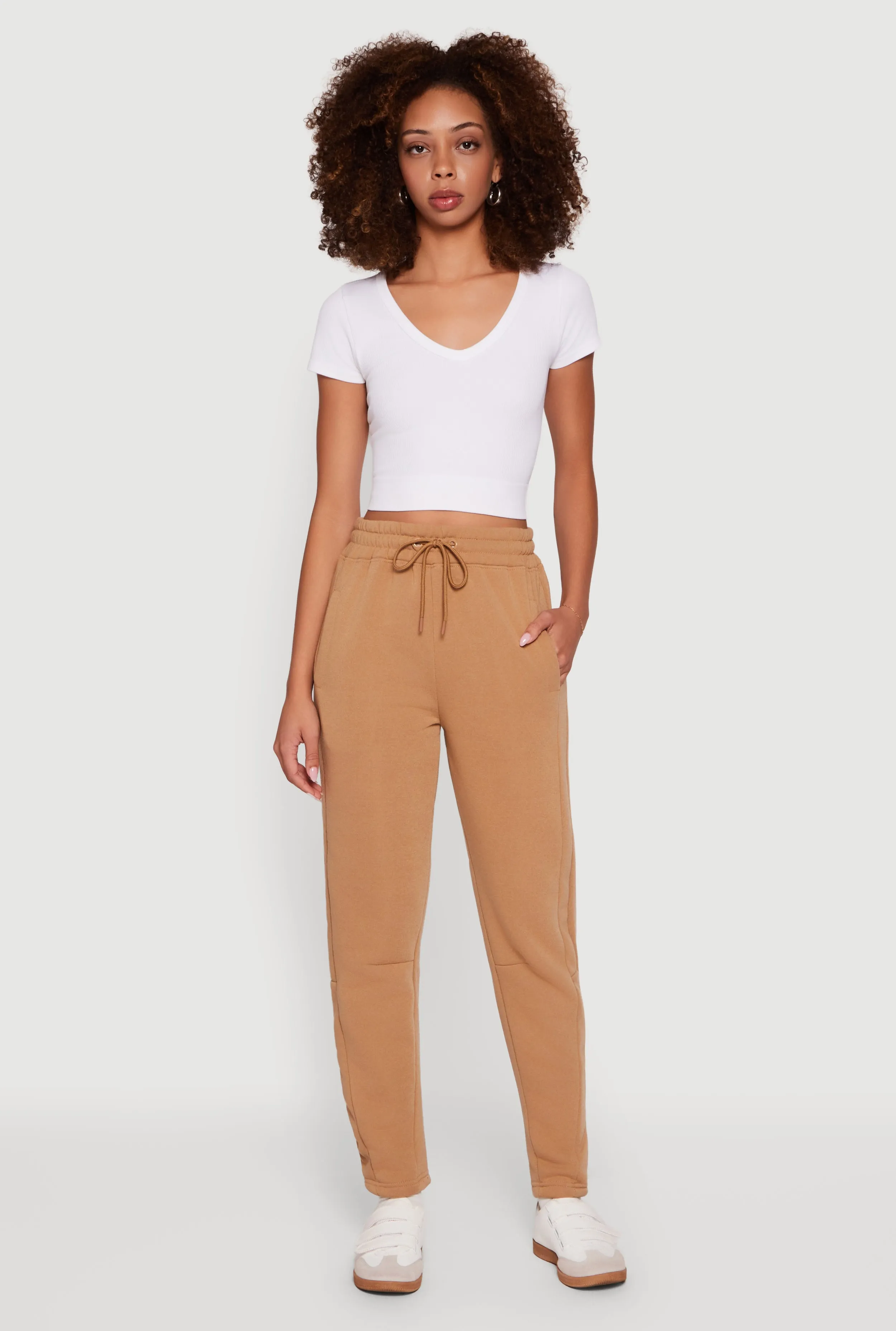 Drawstring Waist Barrel Sweatpants sold by Rainbow