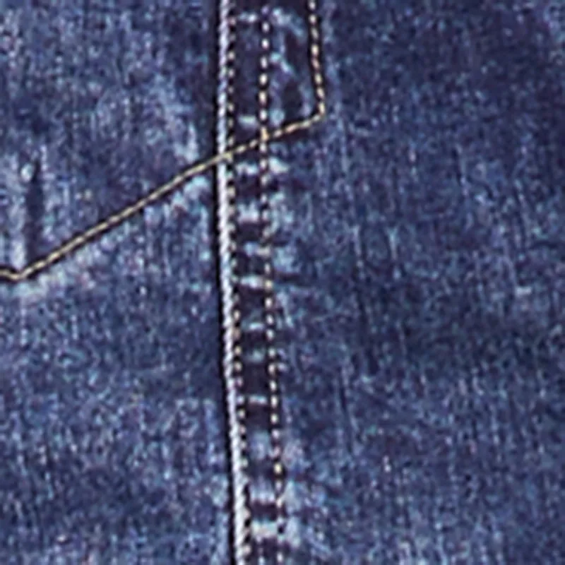 Plus Size Acid Wash Cropped Distressed Denim Vest sold by Rainbow product image thumbnail 4