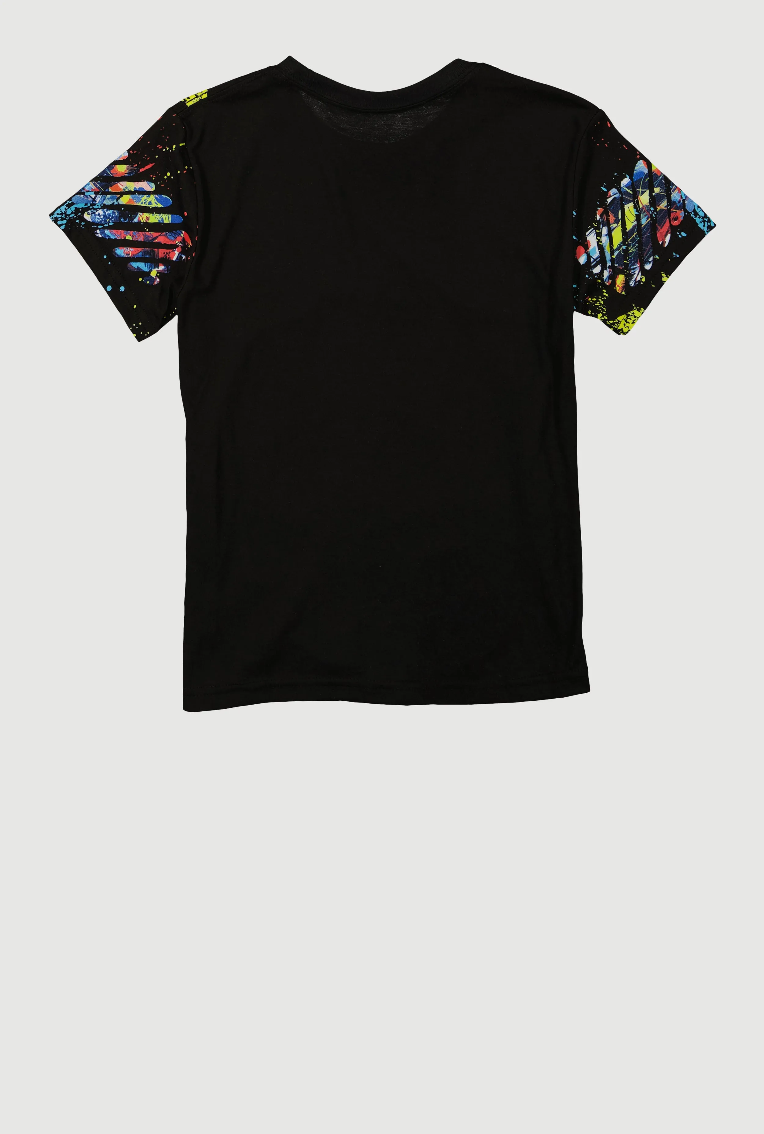 Boys Paint Splatter Shark Teeth Graphic Tee sold by Rainbow product image thumbnail 3
