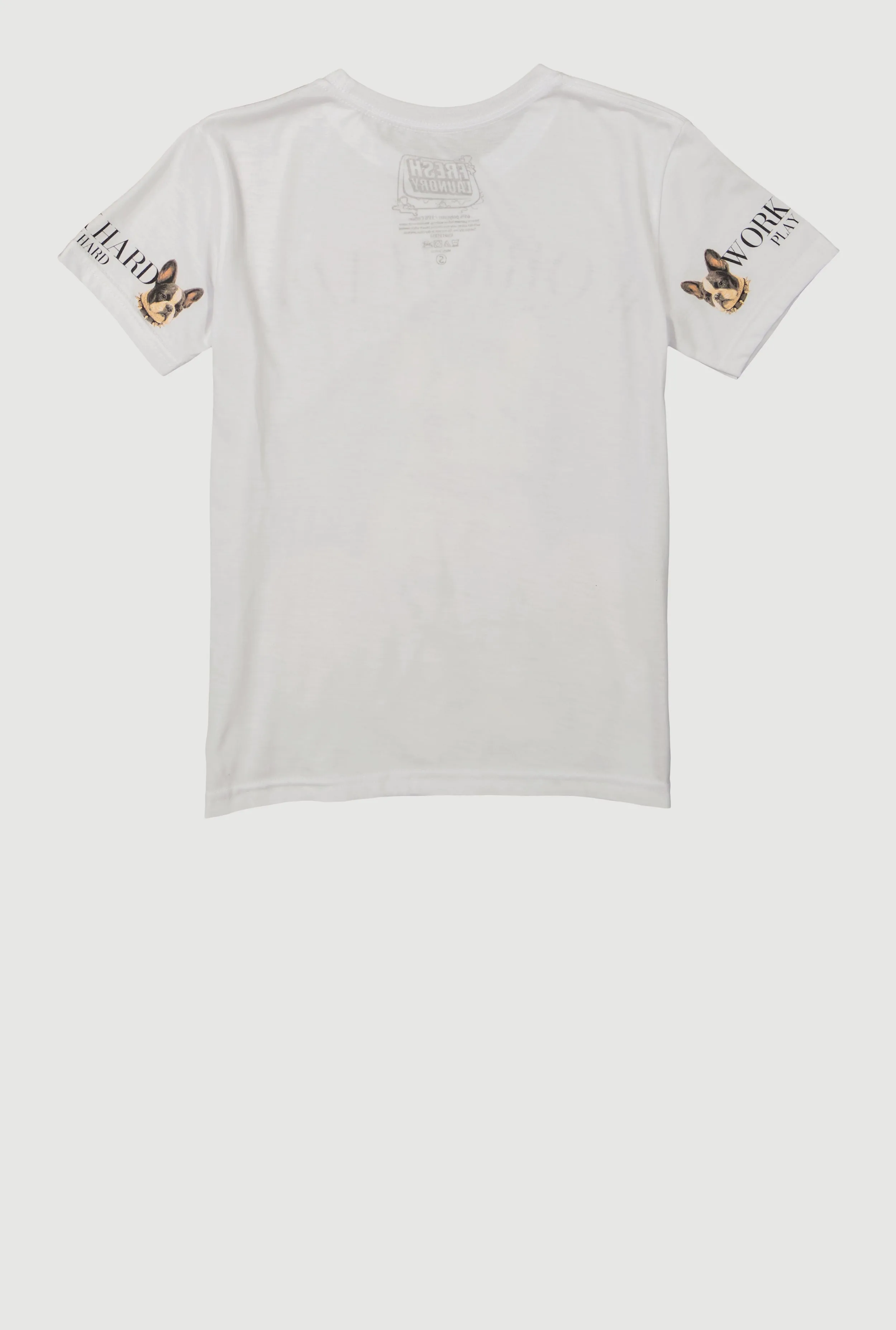 Boys Work Hard Play Hard Graphic Tee sold by Rainbow product image thumbnail 3