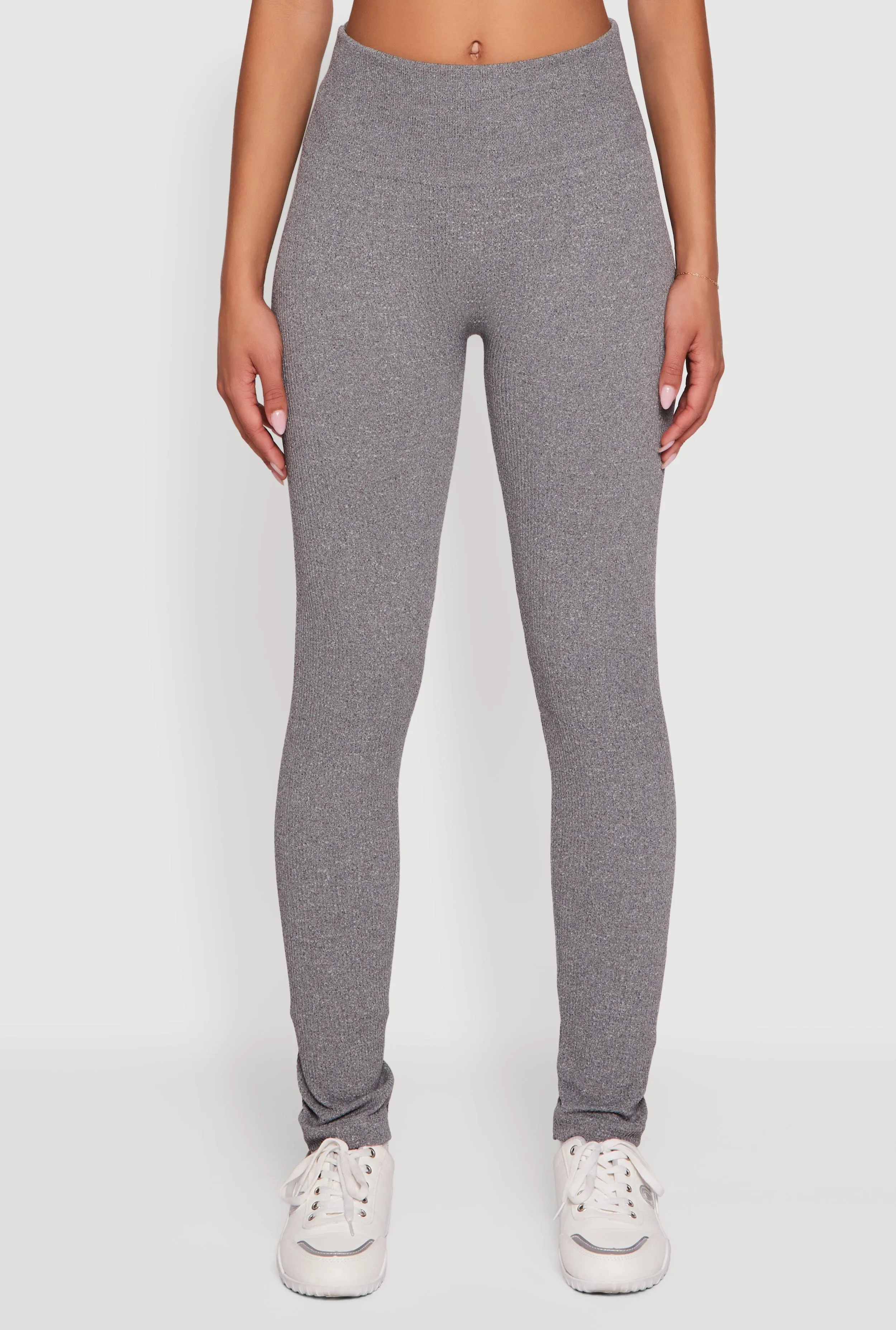 Ribbed Seamless High Waisted Leggings sold by Rainbow product image thumbnail 5