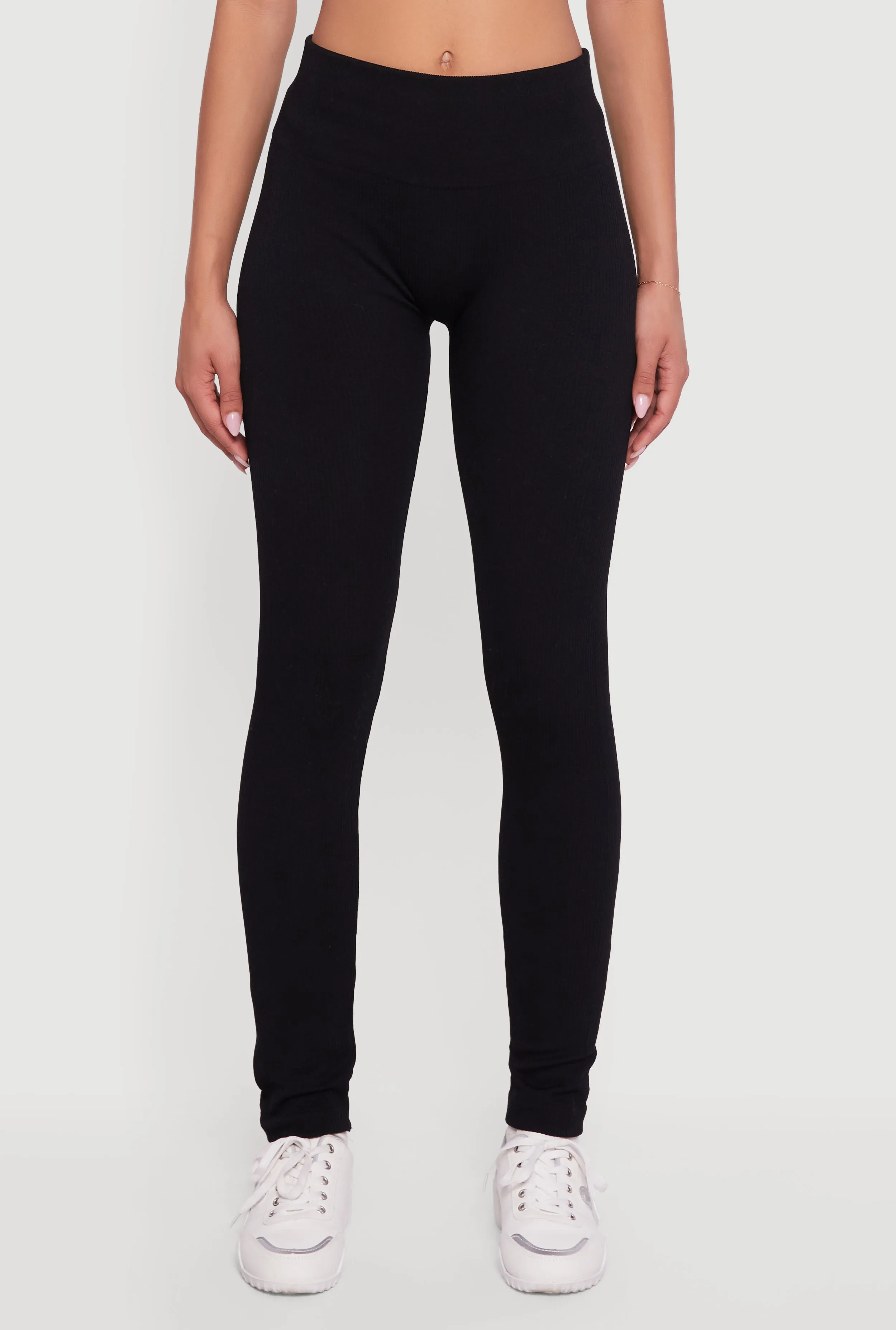 Ribbed Seamless High Waisted Leggings sold by Rainbow product image thumbnail 5