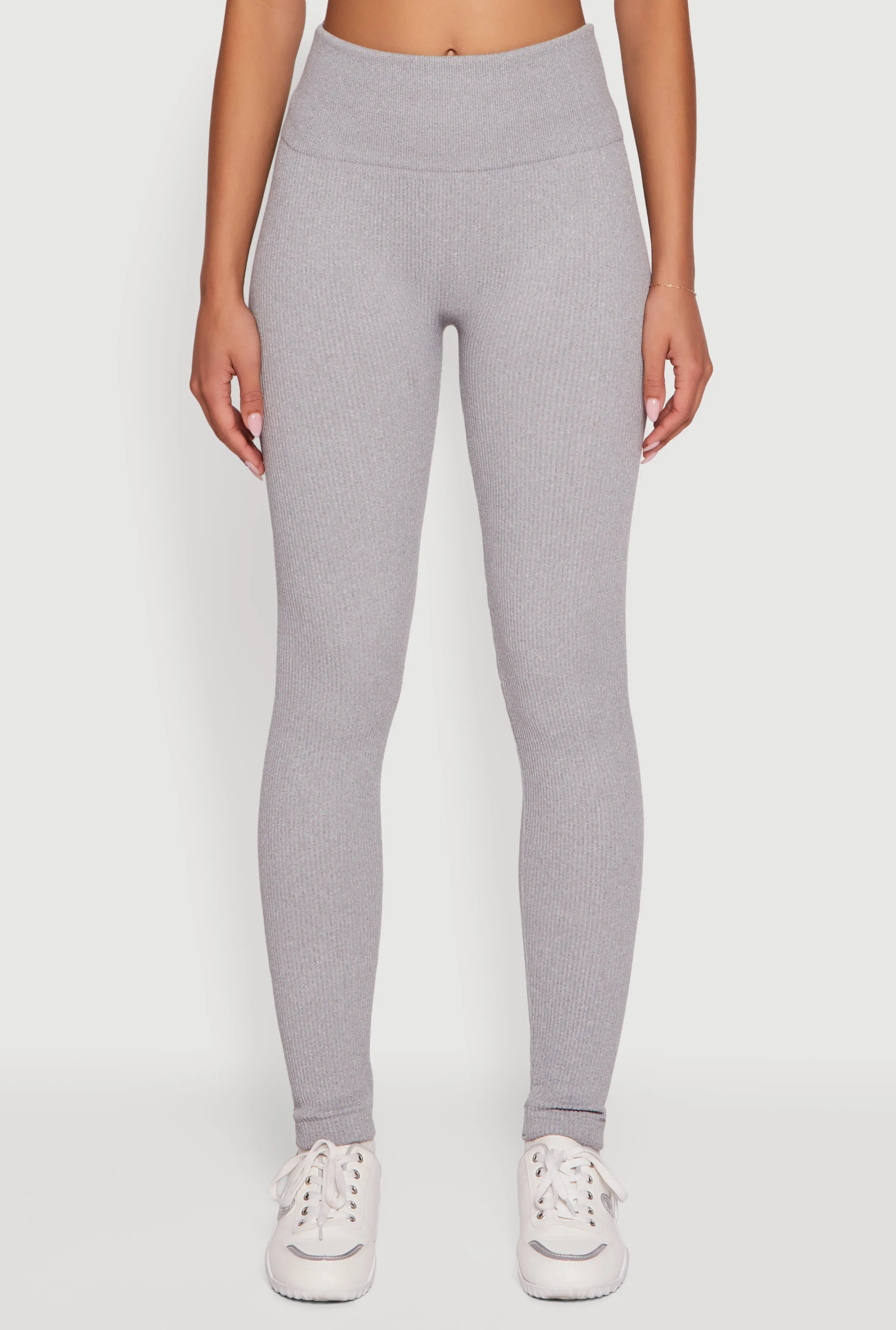 Ribbed Seamless High Waisted Leggings sold by Rainbow product image thumbnail 5