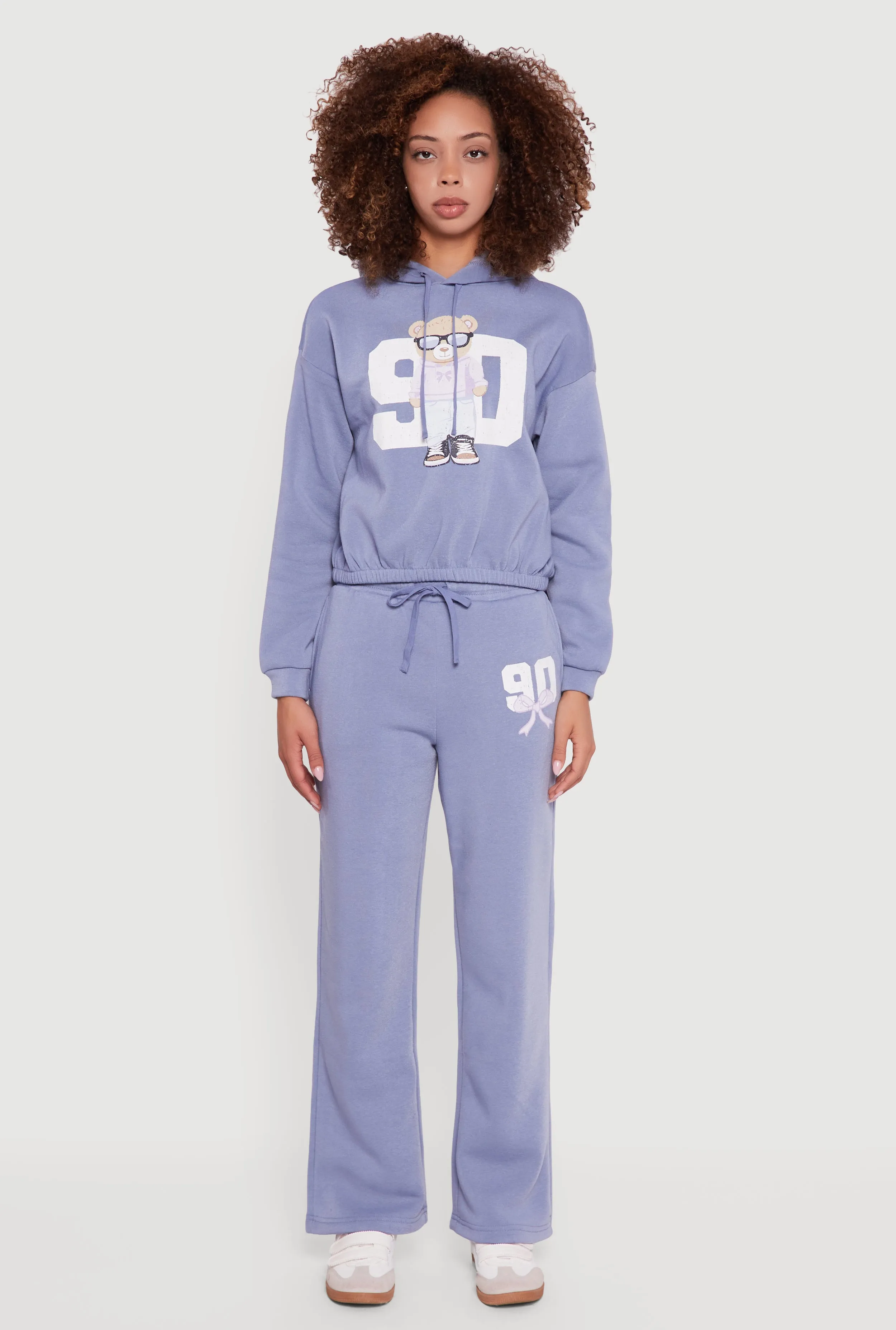 Graphic Print Fleece Lined Hooded Sweatshirt sold by Rainbow product image thumbnail 3