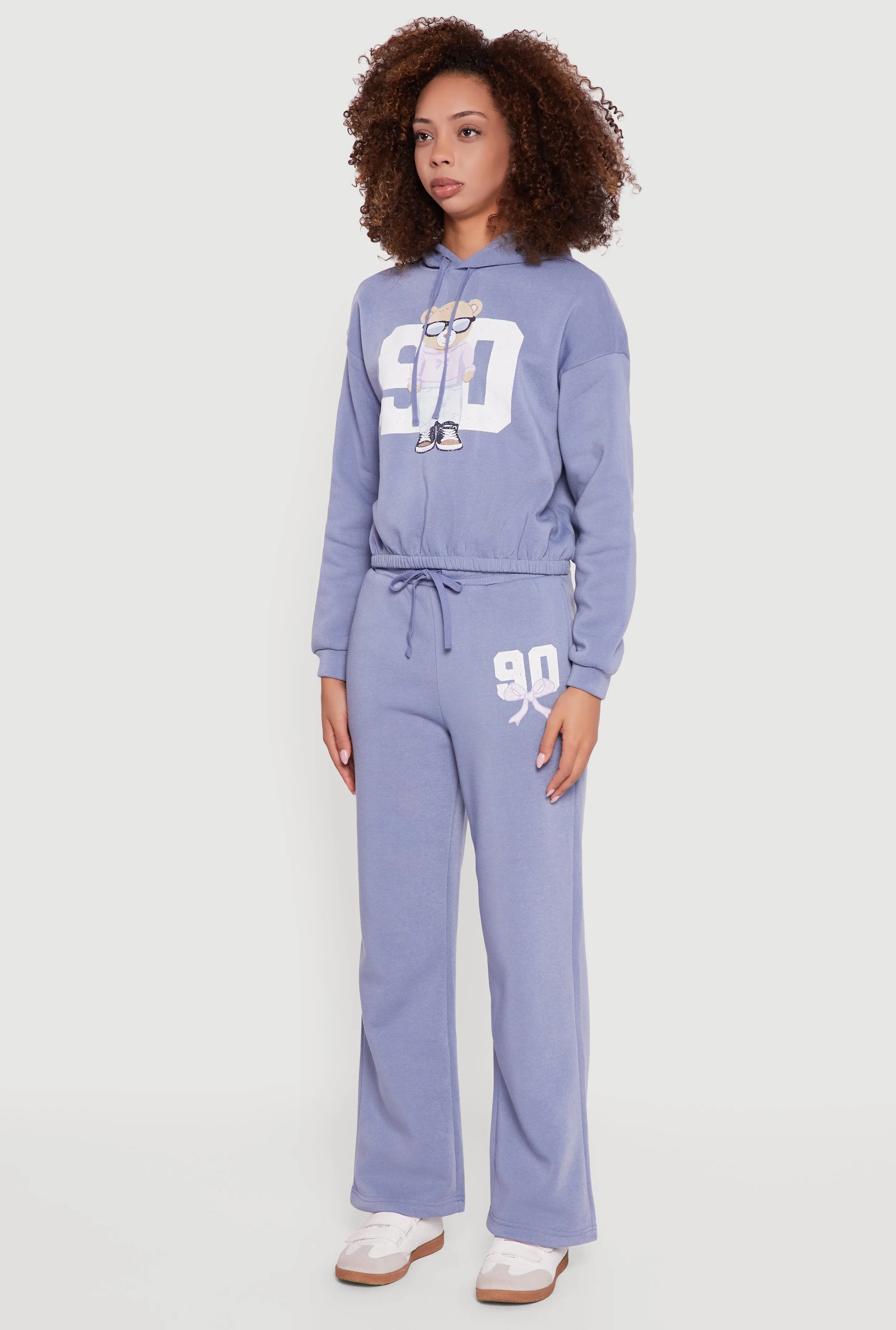 Graphic Print Fleece Lined Hooded Sweatshirt sold by Rainbow product image thumbnail 5