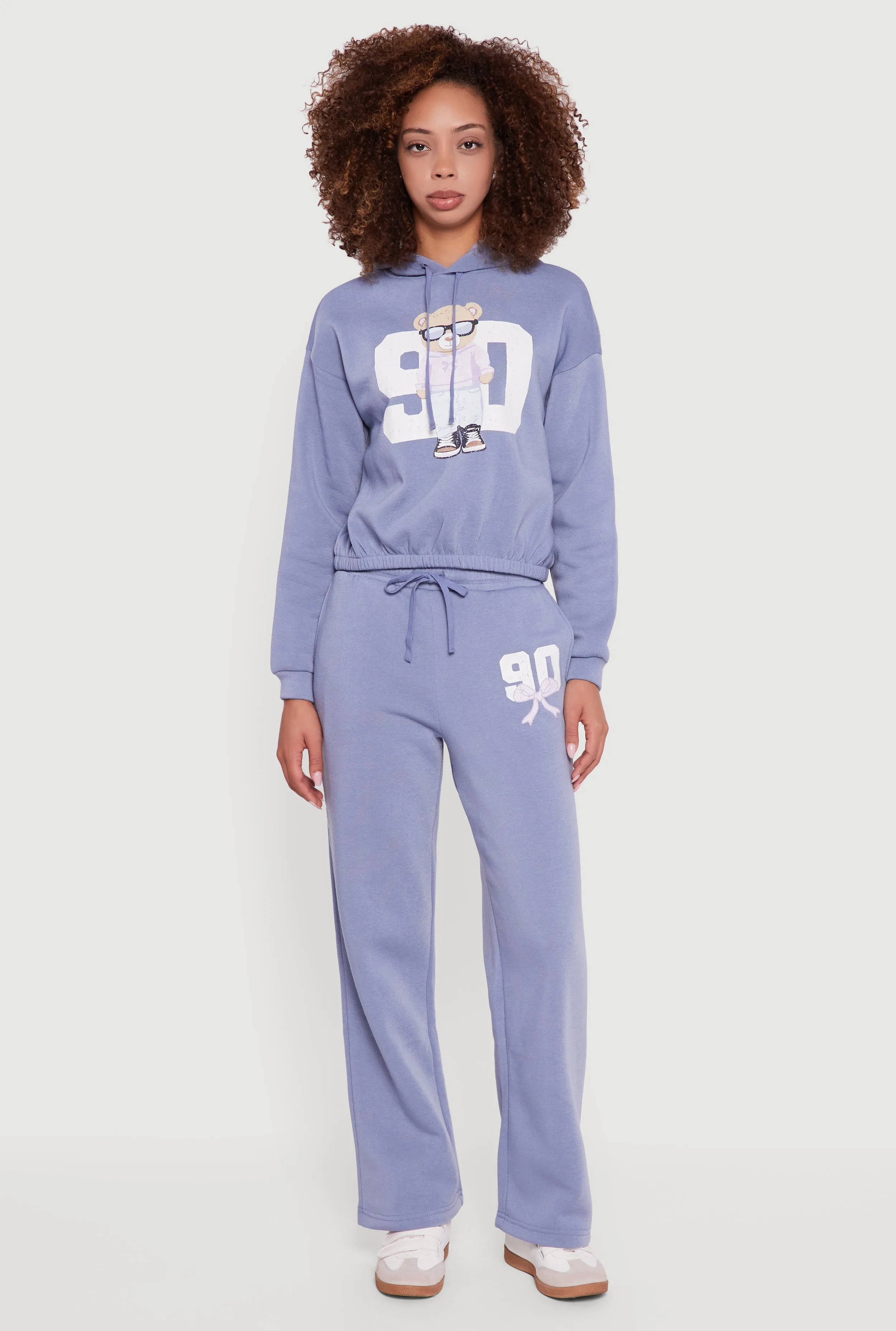 Graphic Print Fleece Lined Hooded Sweatshirt sold by Rainbow product image thumbnail 2