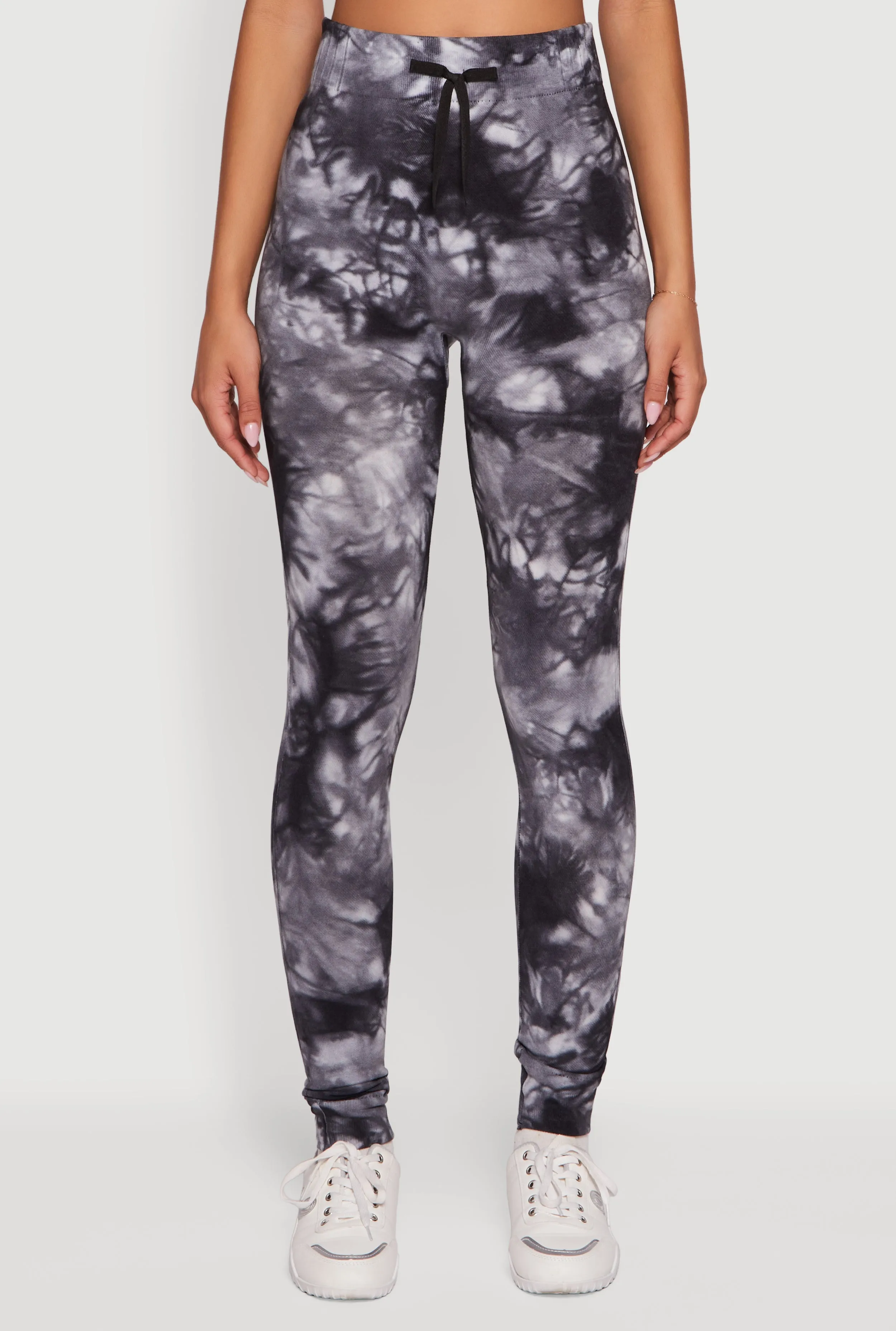 Tie Dye Fleece Lined Leggings sold by Rainbow product image thumbnail 5