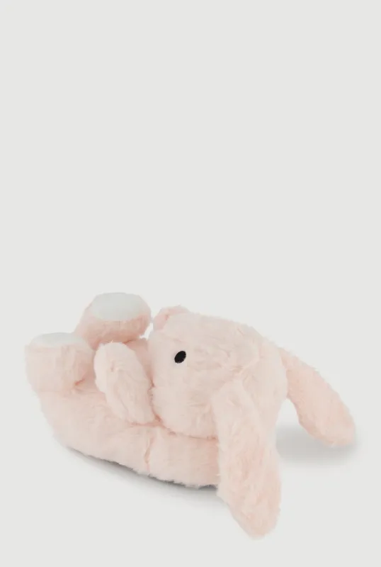 Girls Faux Fur Bunny Slippers sold by Rainbow