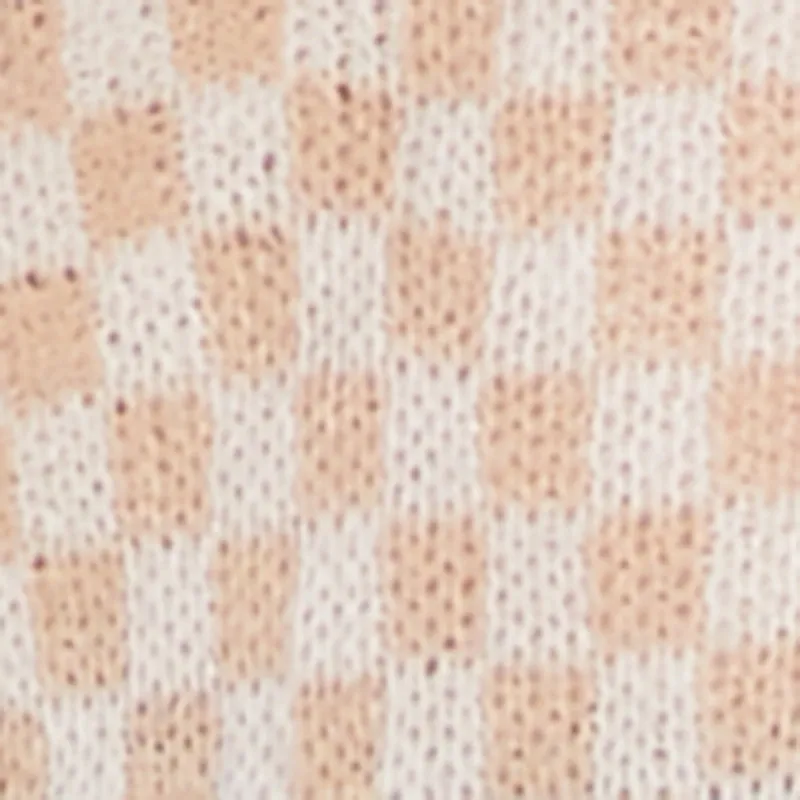 Plus Size Color Blocked Checkered Stripe Cardigan sold by Rainbow product image thumbnail 4