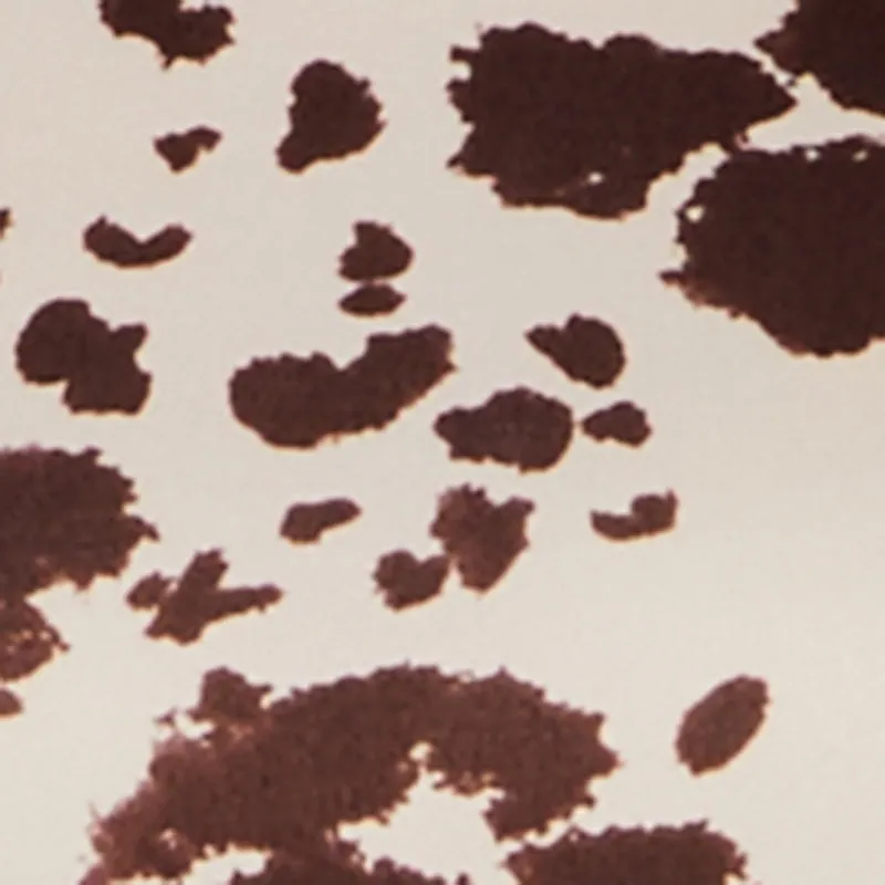 Cow Print Short Sleeve Crop Top sold by Rainbow product image thumbnail 4