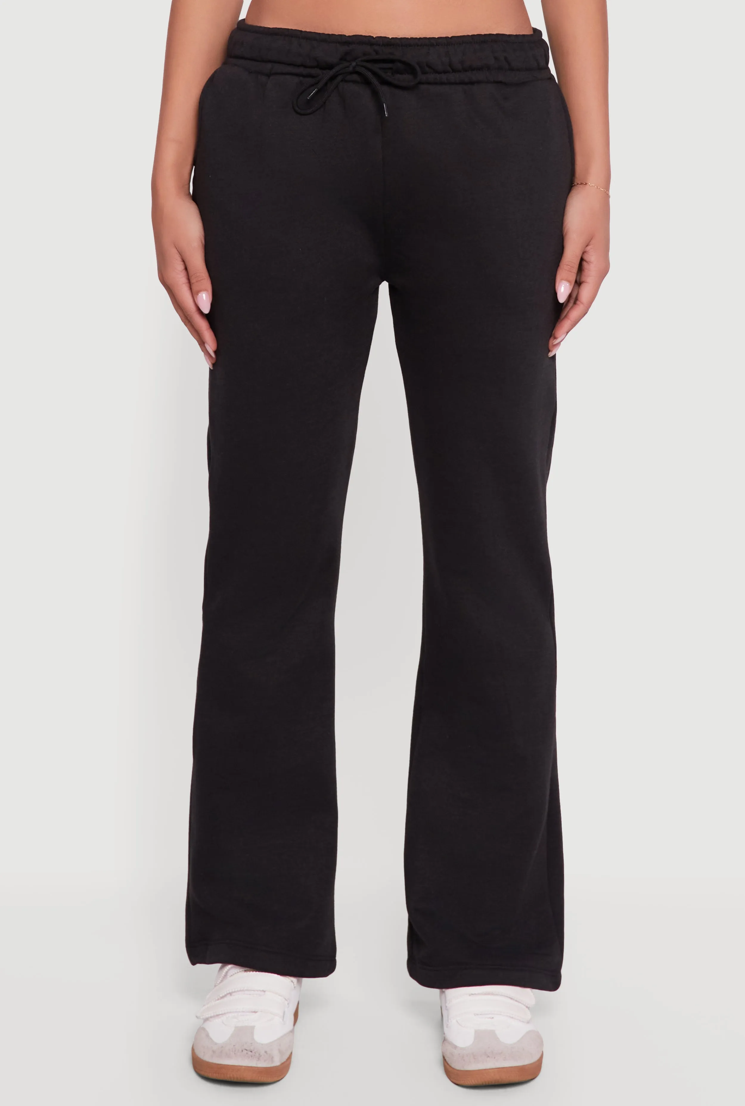 Drawstring Waist Slim Bootcut Sweatpants sold by Rainbow product image thumbnail 5