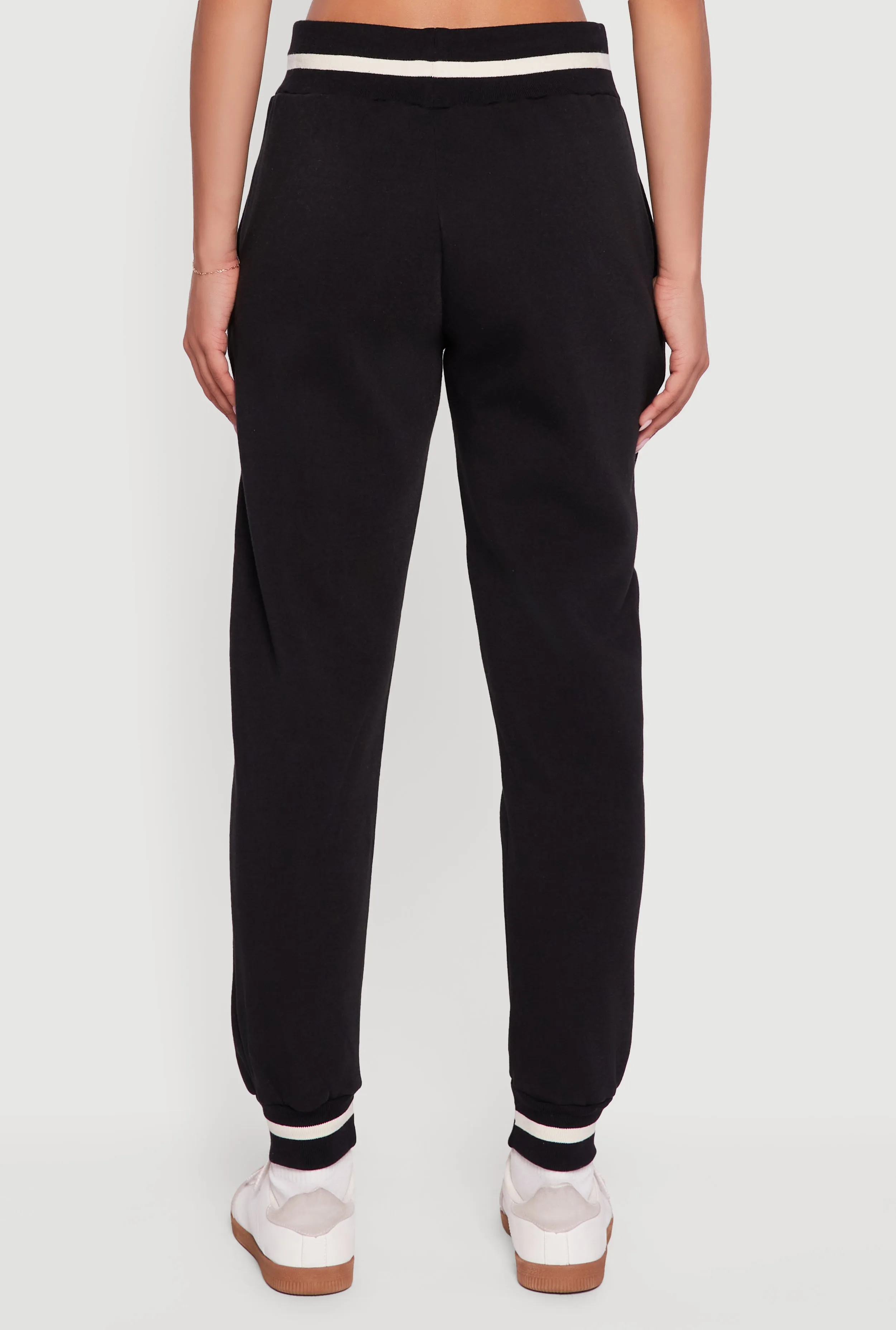 Contrast Trim High Waisted NYC Graphic Joggers sold by Rainbow product image thumbnail 5