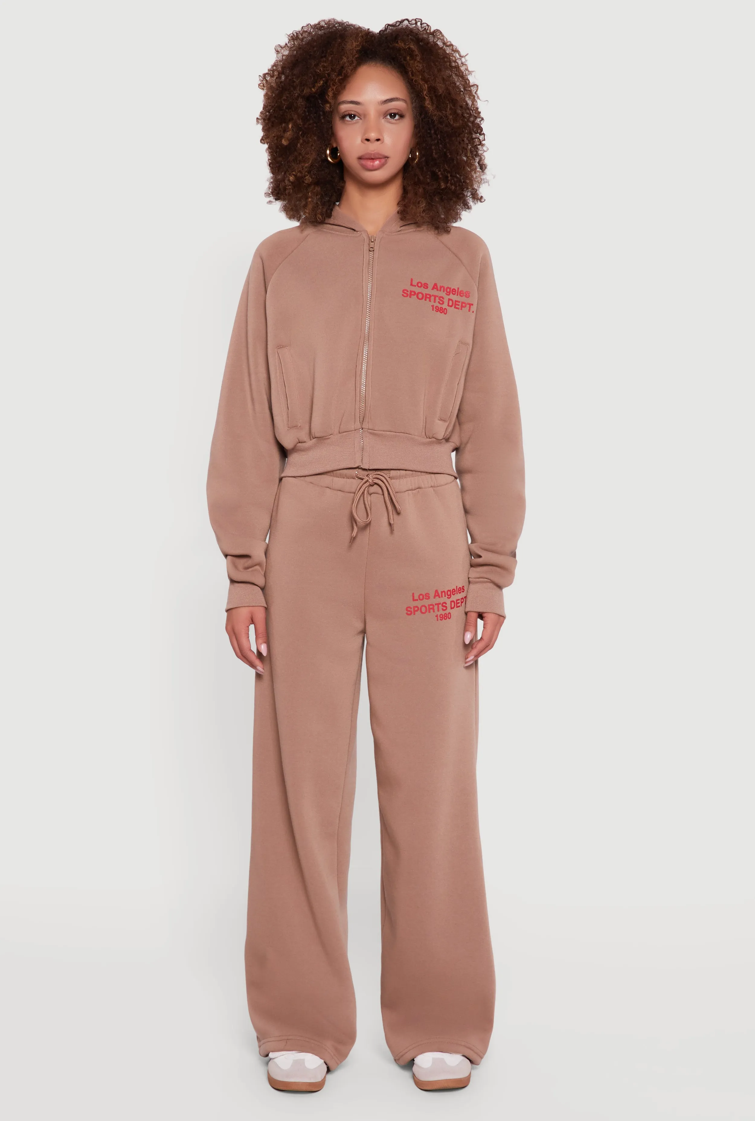 Los Angeles Graphic Zip Front Hoodie sold by Rainbow product image thumbnail 3