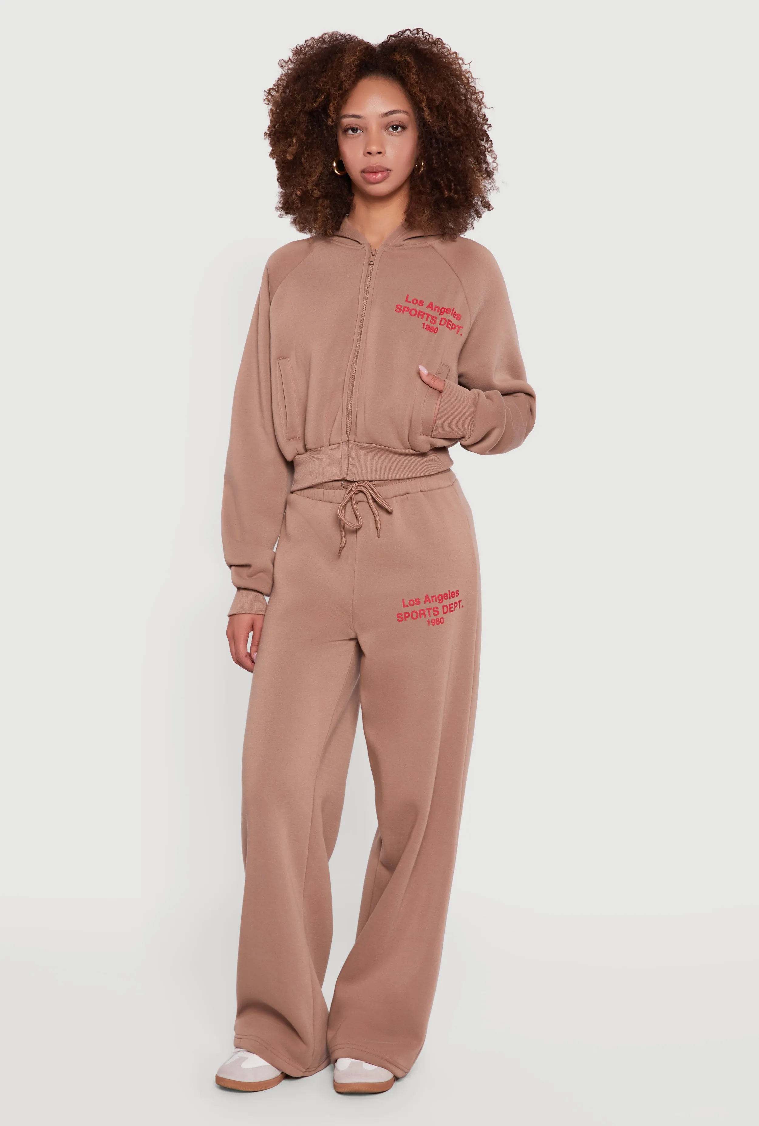 Los Angeles Graphic Zip Front Hoodie sold by Rainbow product image thumbnail 2