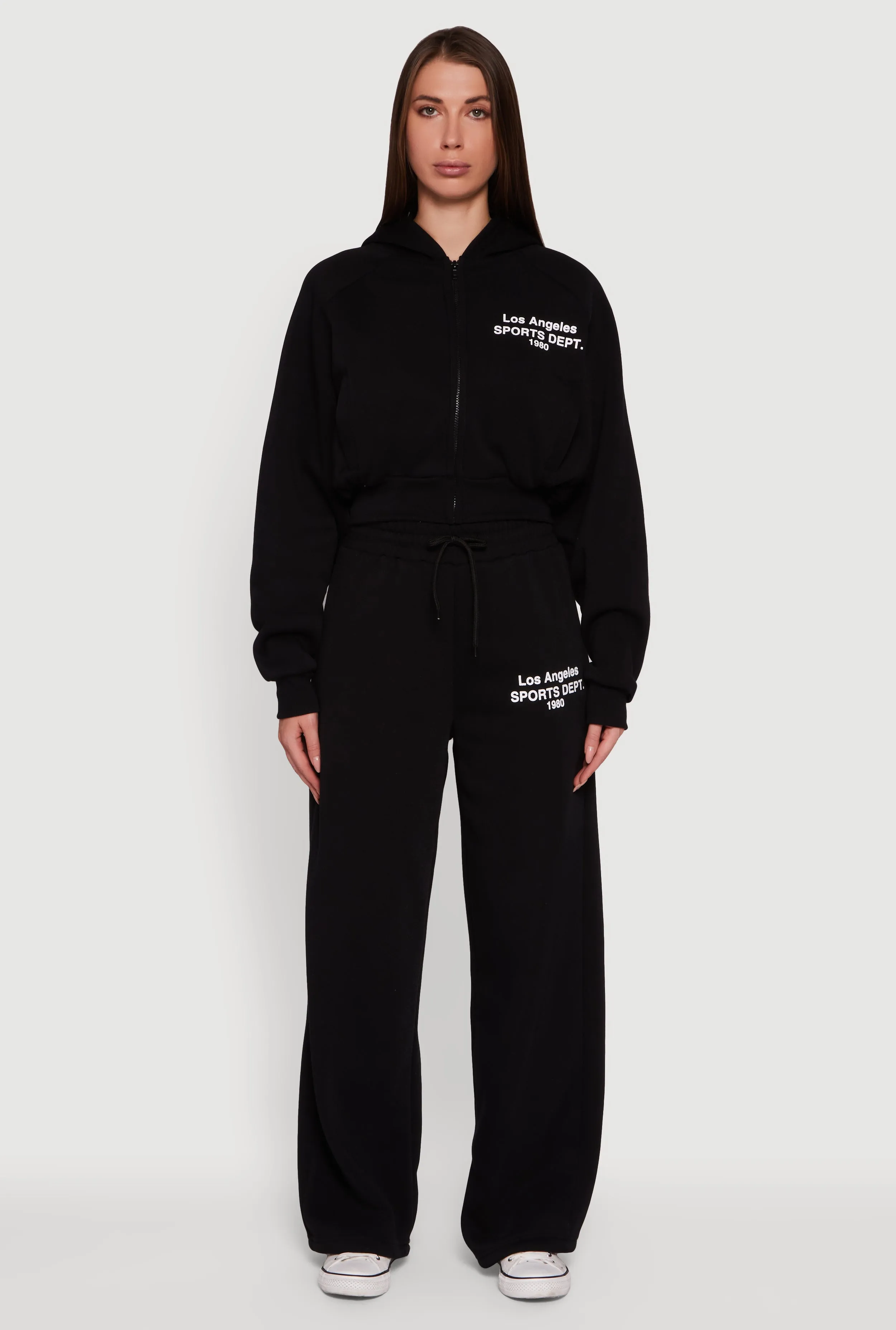 Los Angeles Graphic Zip Front Hoodie sold by Rainbow product image thumbnail 3