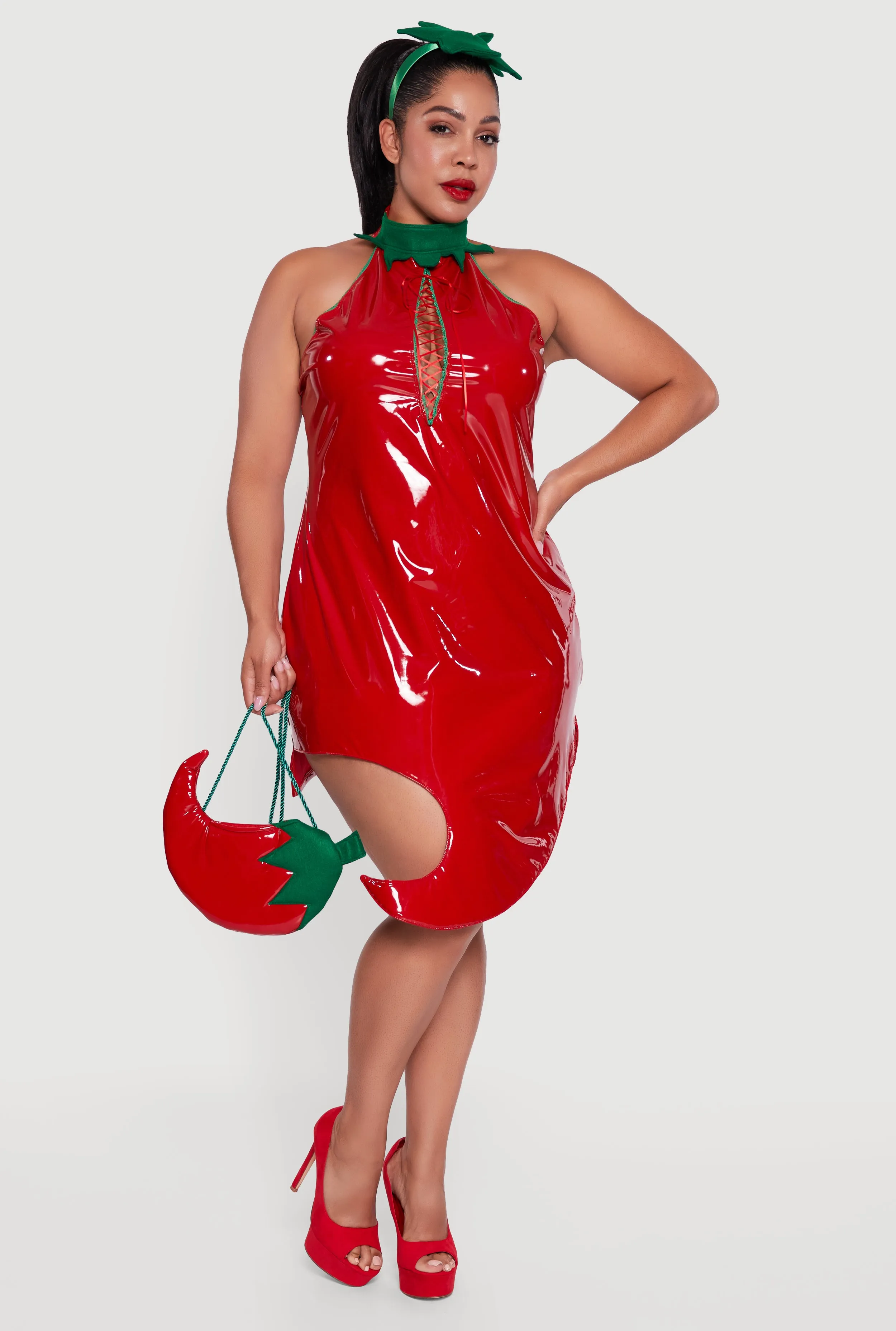 Plus Size Hot Stuff Pepper Costume sold by Rainbow