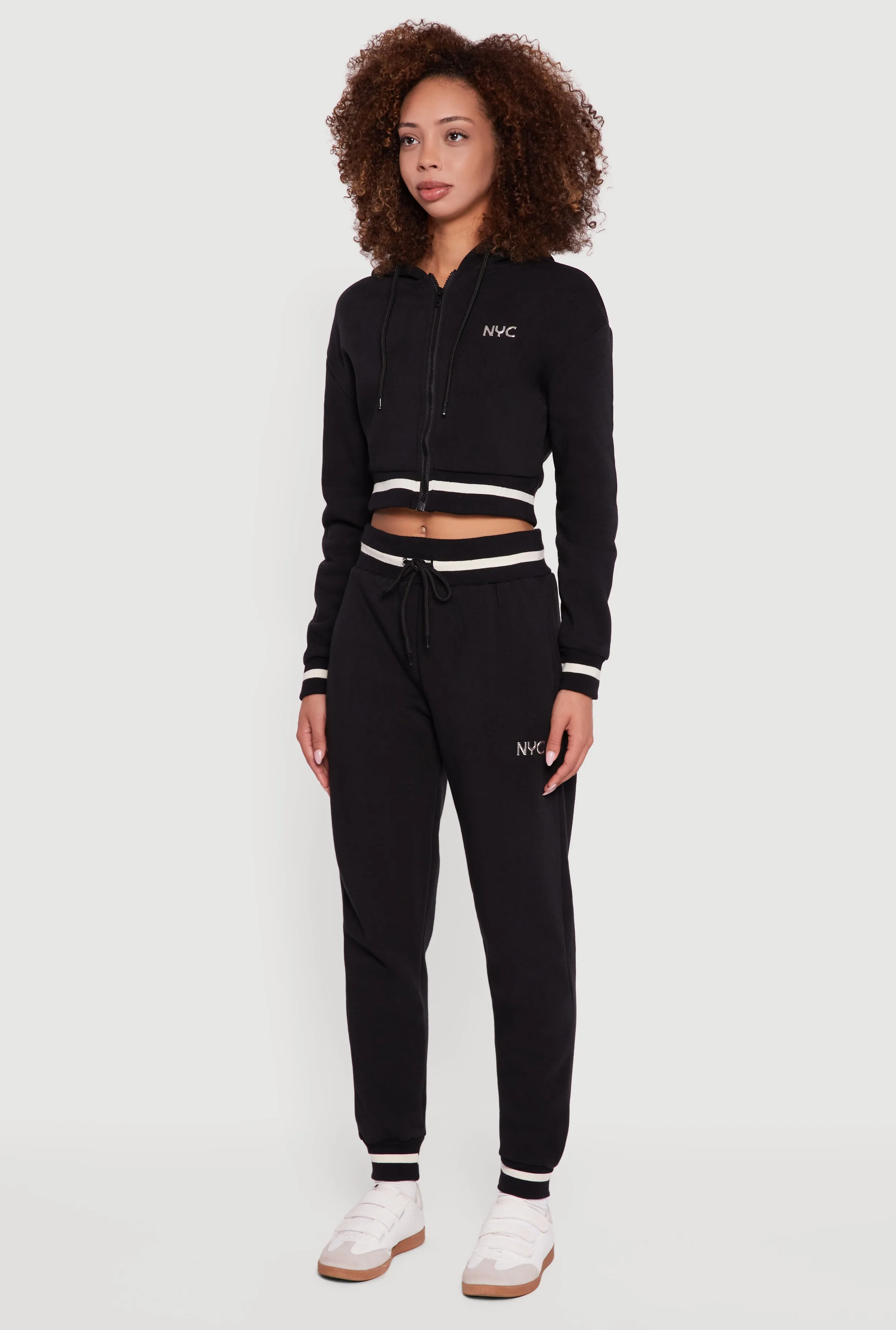 NYC Graphic Fleece Lined Hooded Sweatshirt sold by Rainbow product image thumbnail 5