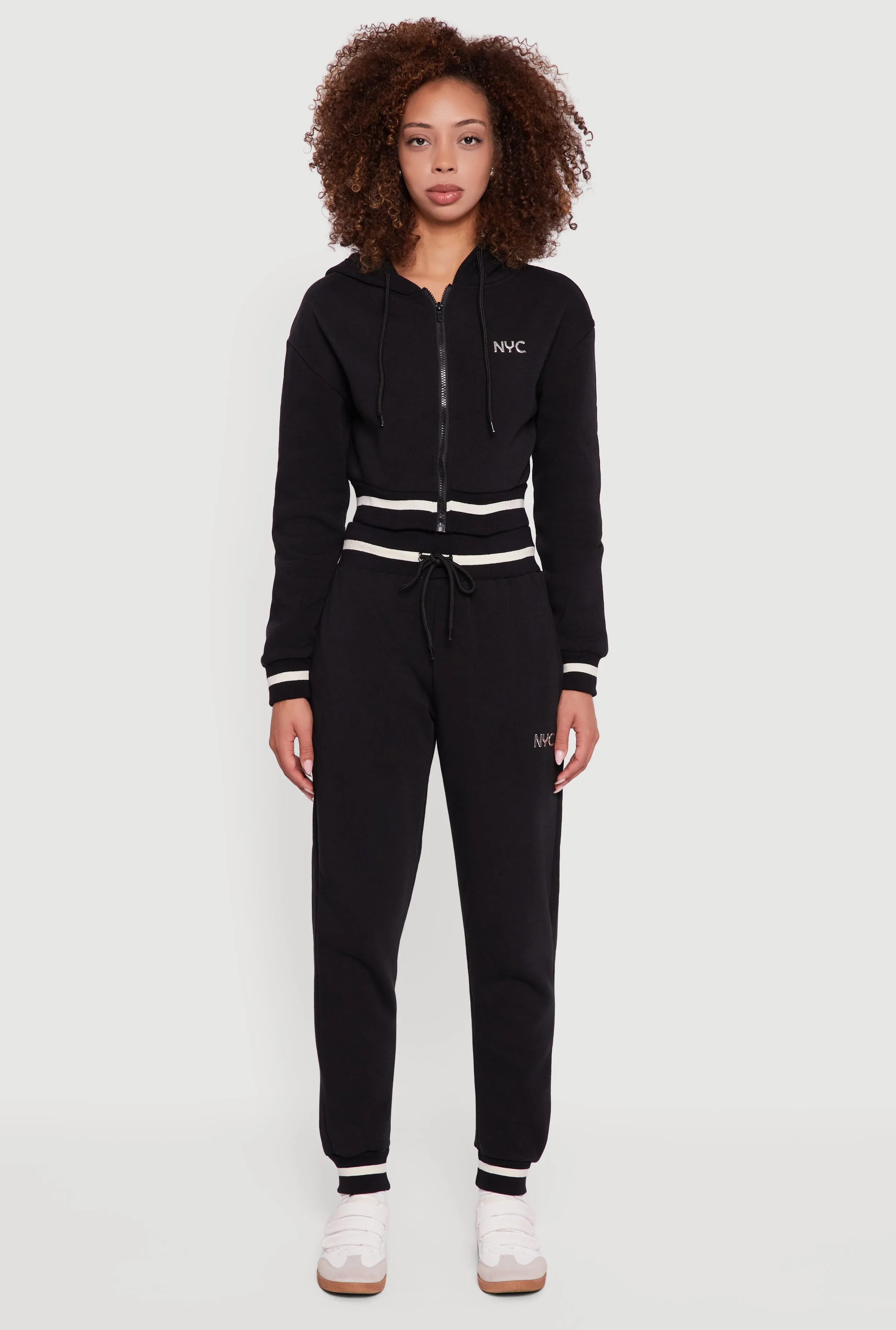 NYC Graphic Fleece Lined Hooded Sweatshirt sold by Rainbow product image thumbnail 3