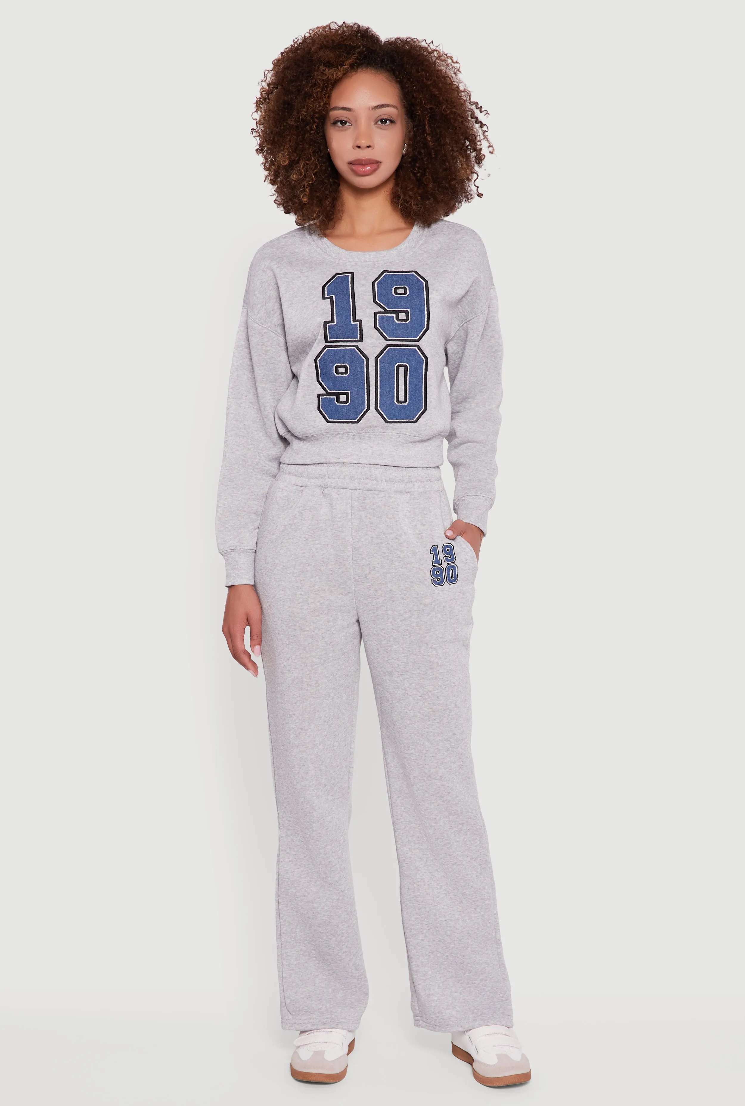 Embroidered Graphic Fleece Lined Sweatshirt sold by Rainbow product image thumbnail 2