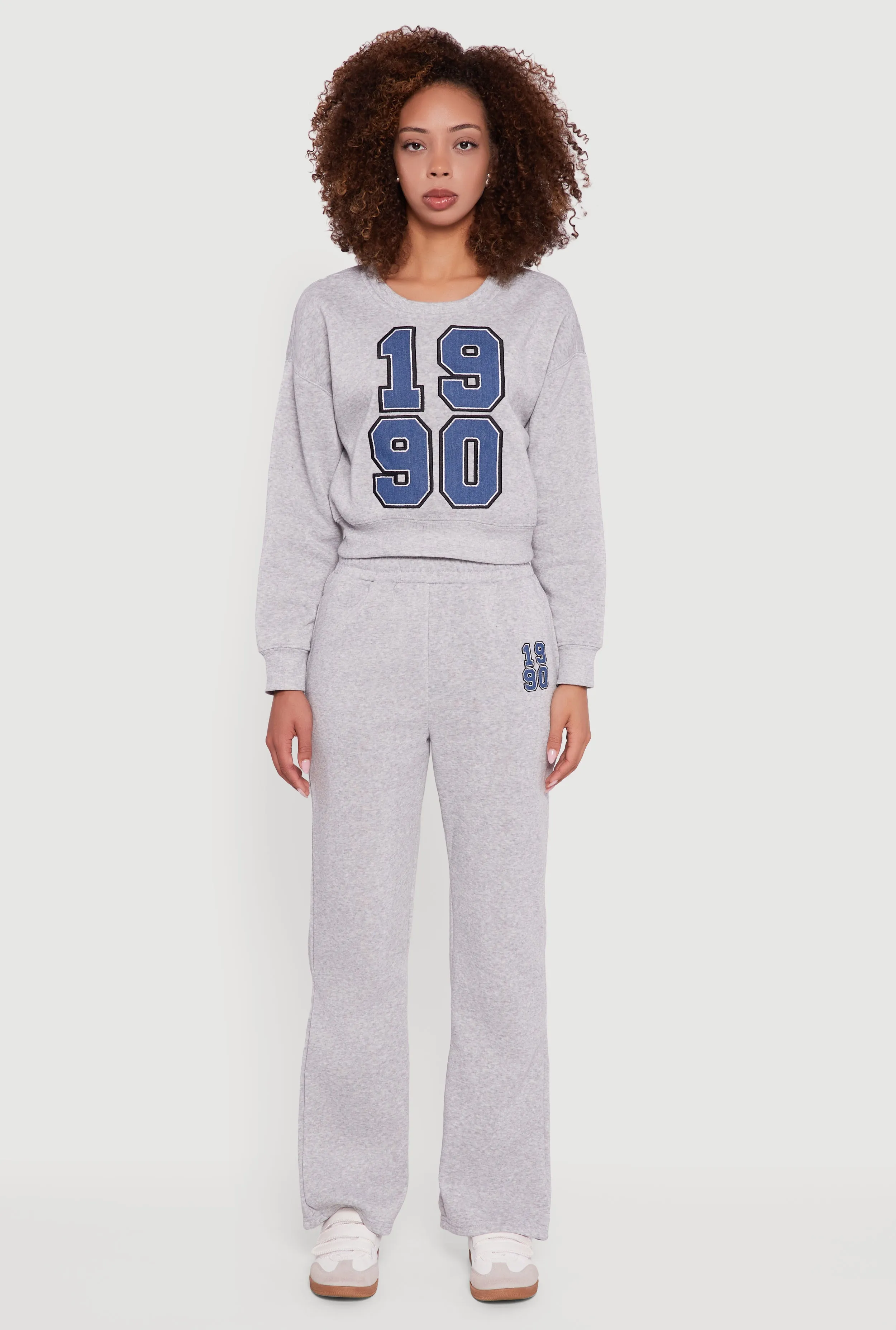 Embroidered Graphic Fleece Lined Sweatshirt sold by Rainbow product image thumbnail 3