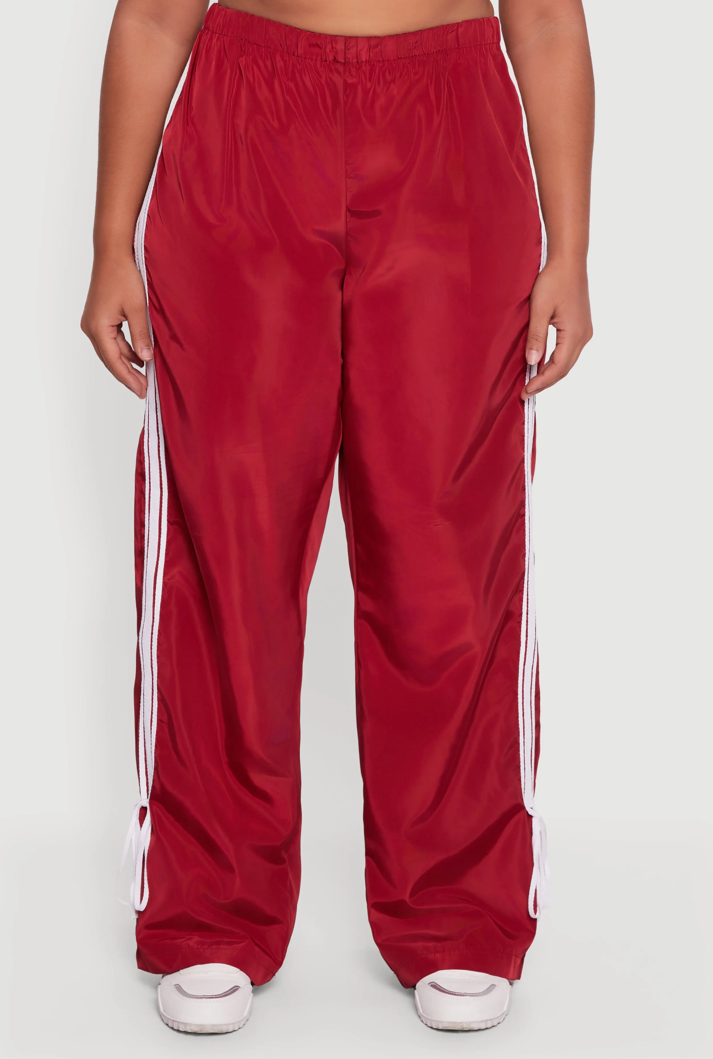 Plus Size Almost Famous Bow Side Stripe Track Pants sold by Rainbow product image thumbnail 3