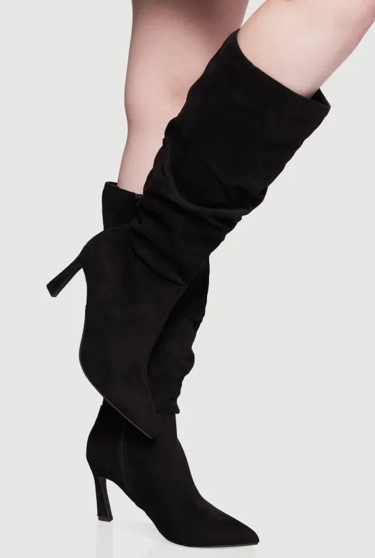 Chic Stiletto Tall Slouch Boots sold by Rainbow