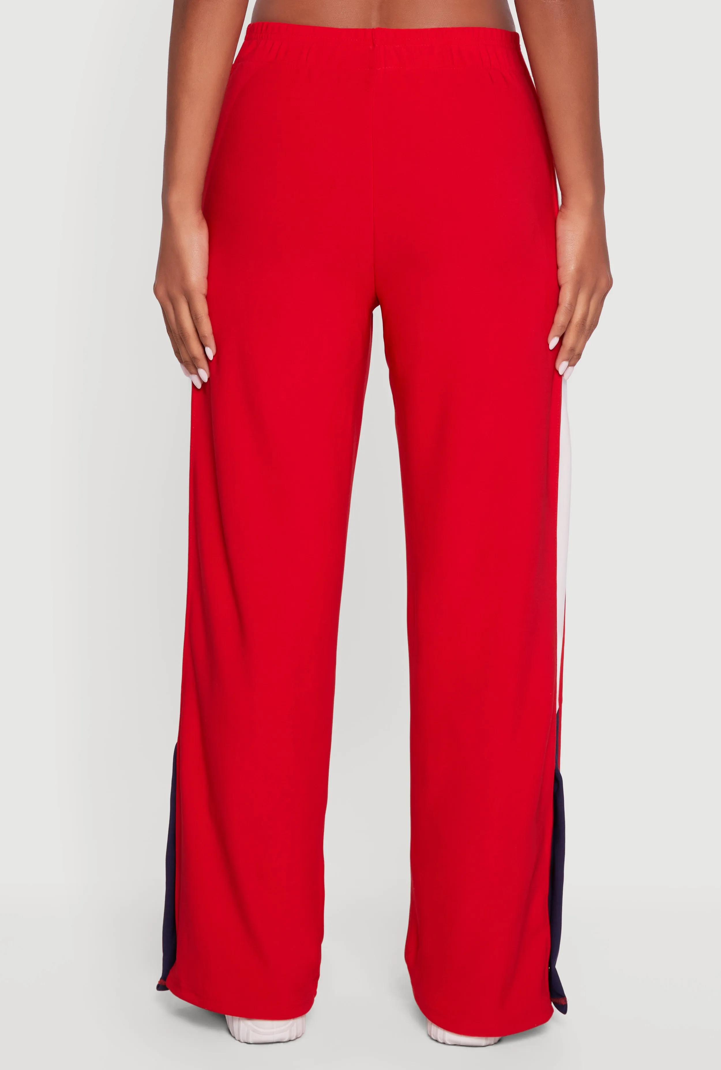 Color Block Snap Button Side Track Pants sold by Rainbow product image thumbnail 5