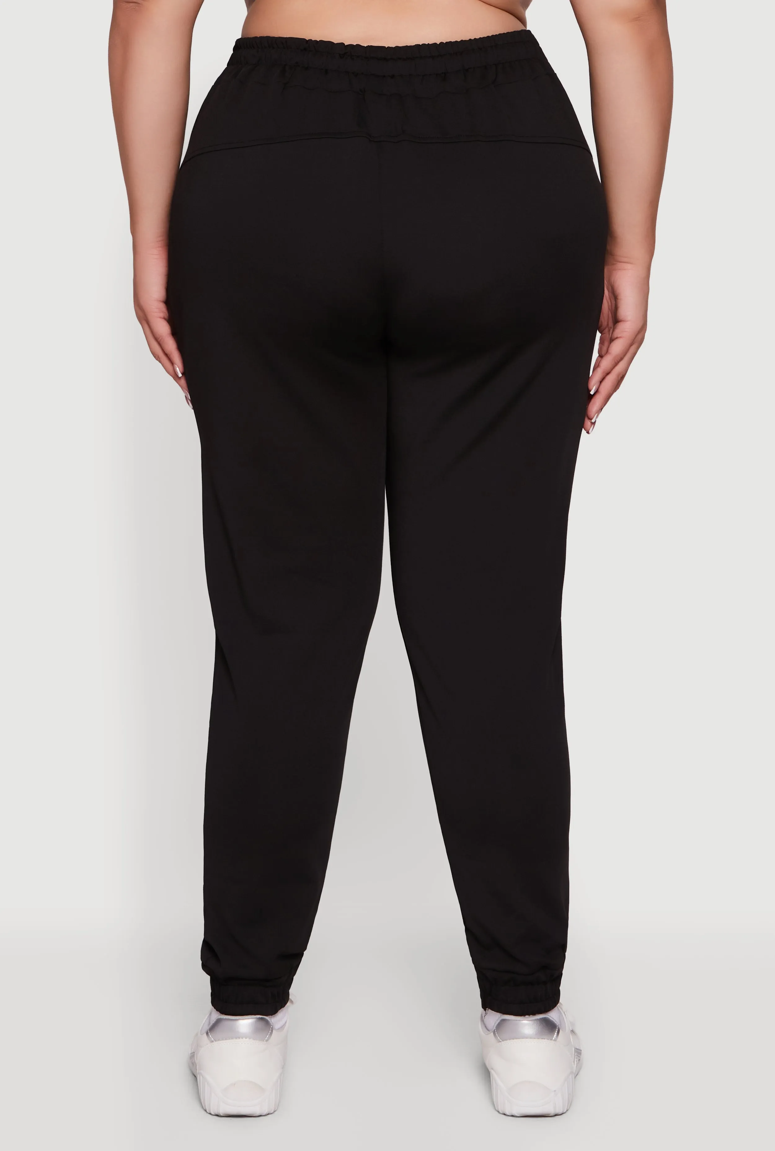 Plus Size Scuba Drawstring Waist Joggers sold by Rainbow product image thumbnail 5