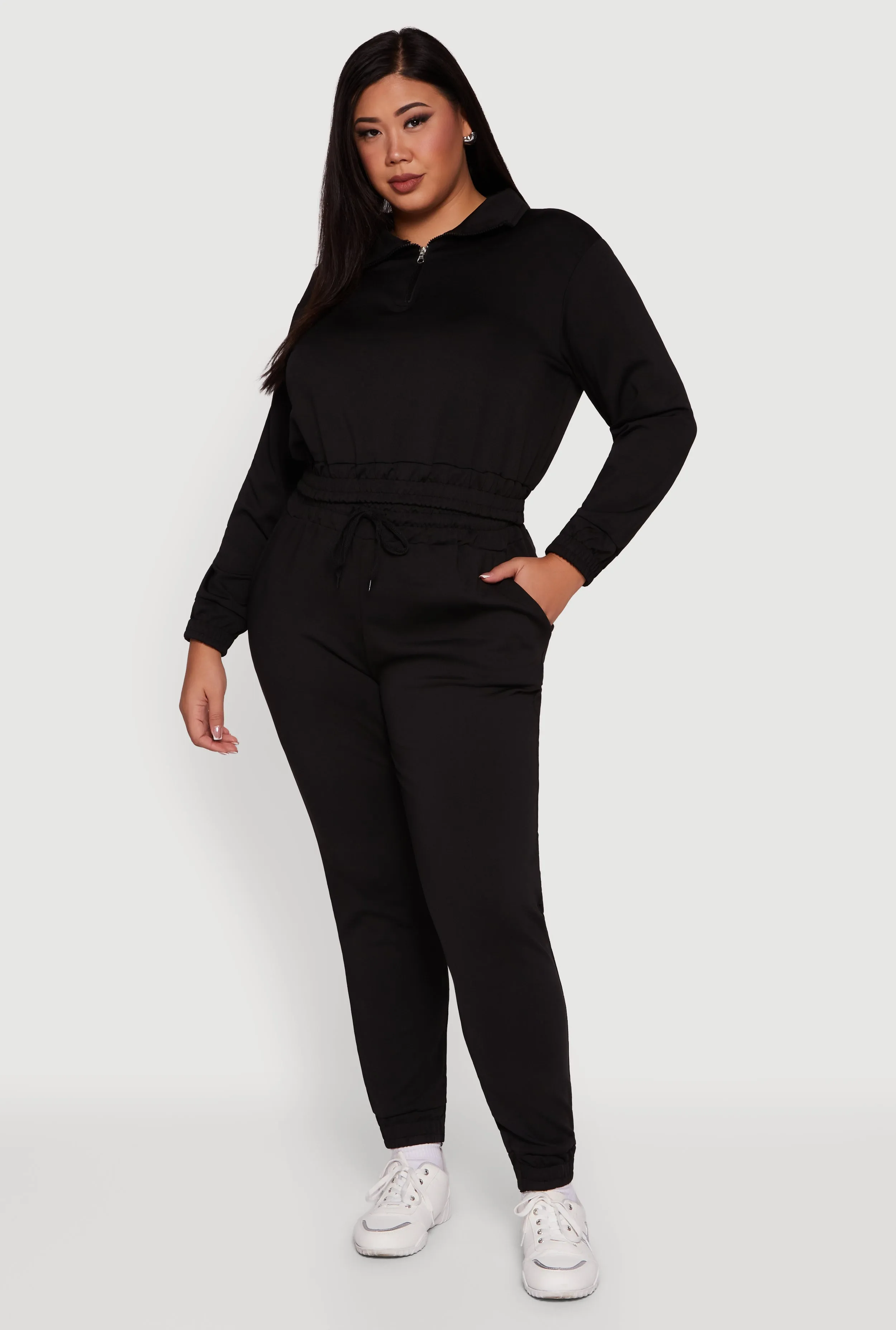 Plus Size Scuba Drawstring Waist Joggers sold by Rainbow product image thumbnail 2