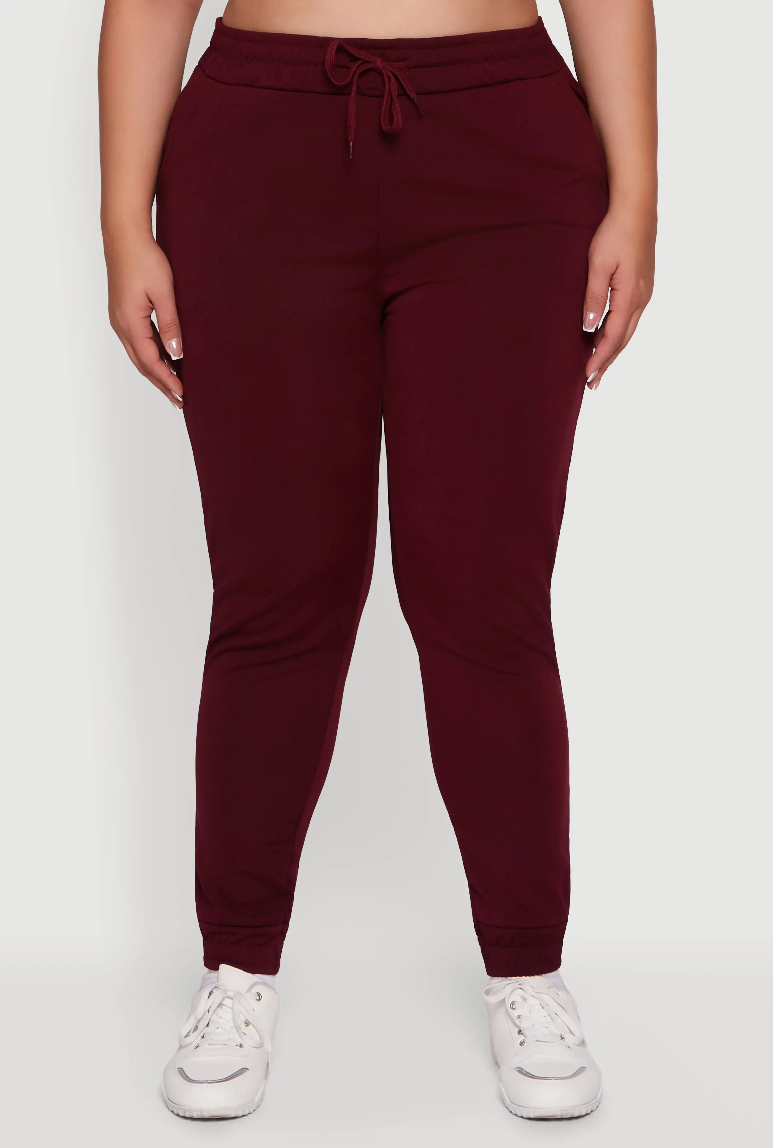 Plus Size Scuba Drawstring Waist Joggers sold by Rainbow product image thumbnail 3