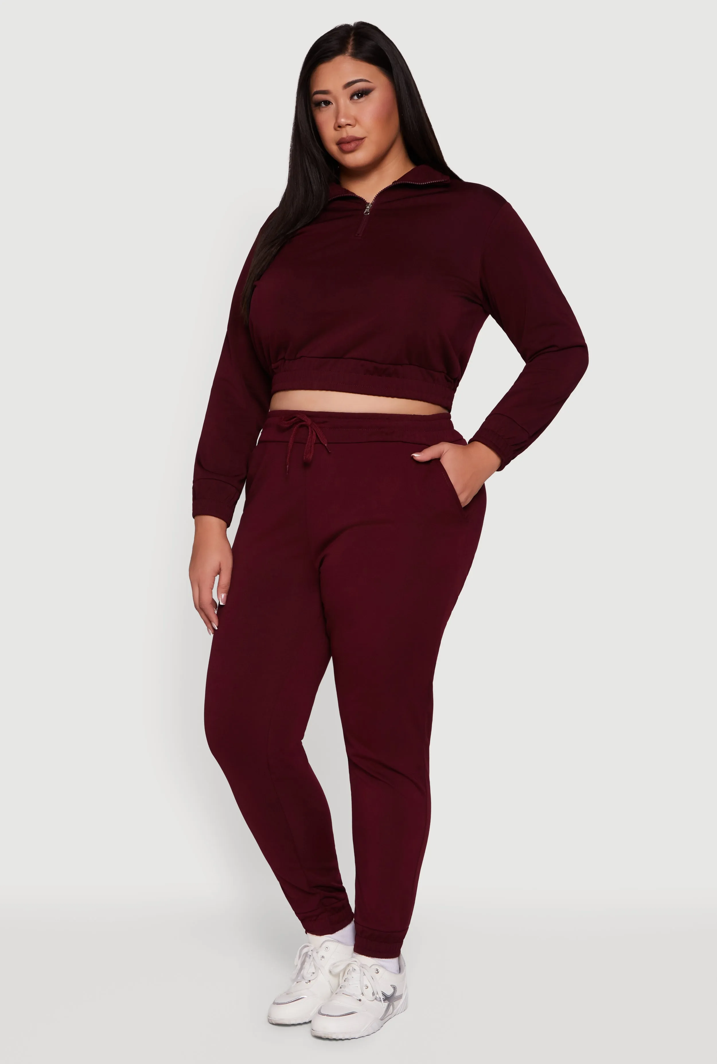 Plus Size Scuba Drawstring Waist Joggers sold by Rainbow product image thumbnail 2