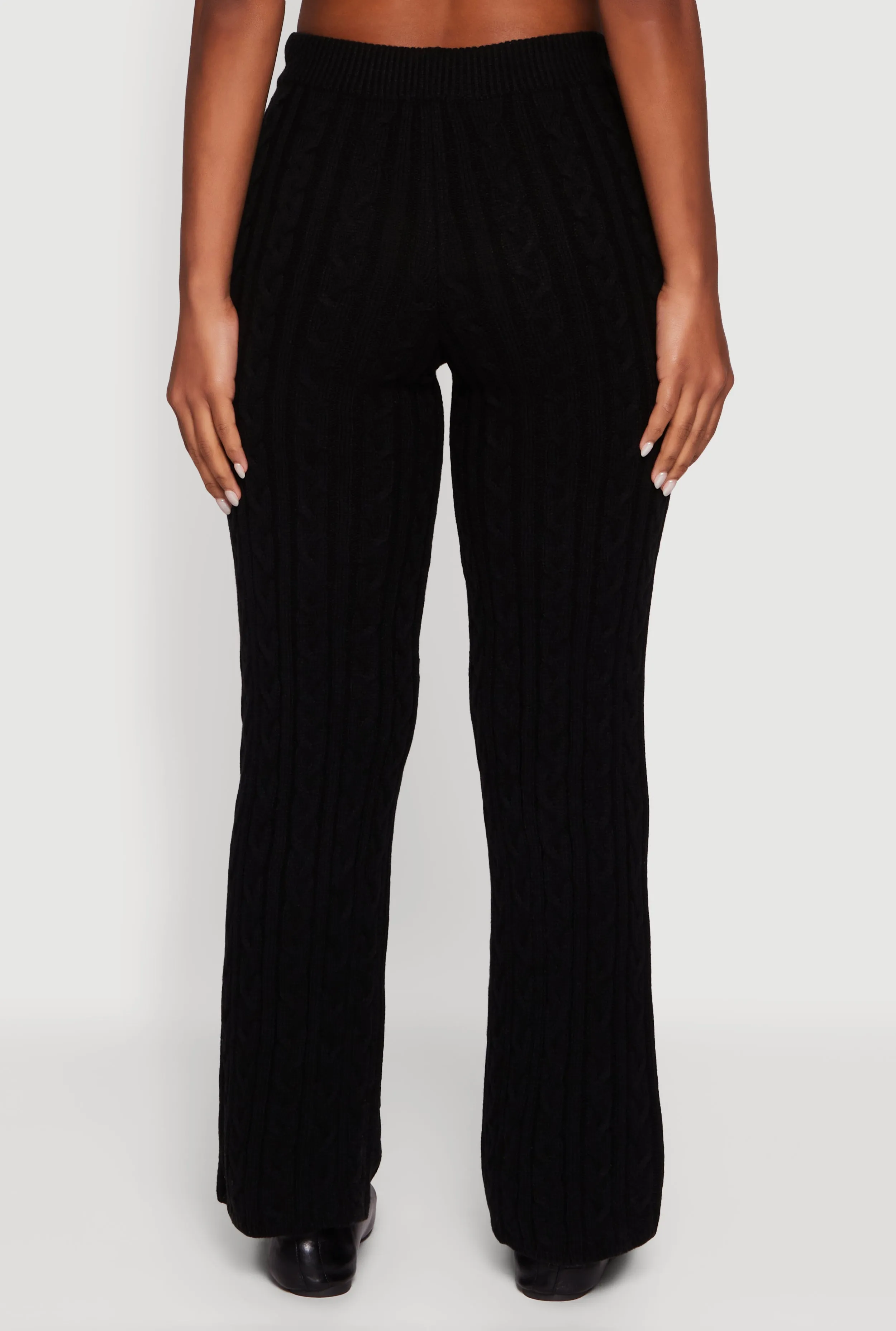 Cable Knit Straight Leg Lounge Pants sold by Rainbow product image thumbnail 5