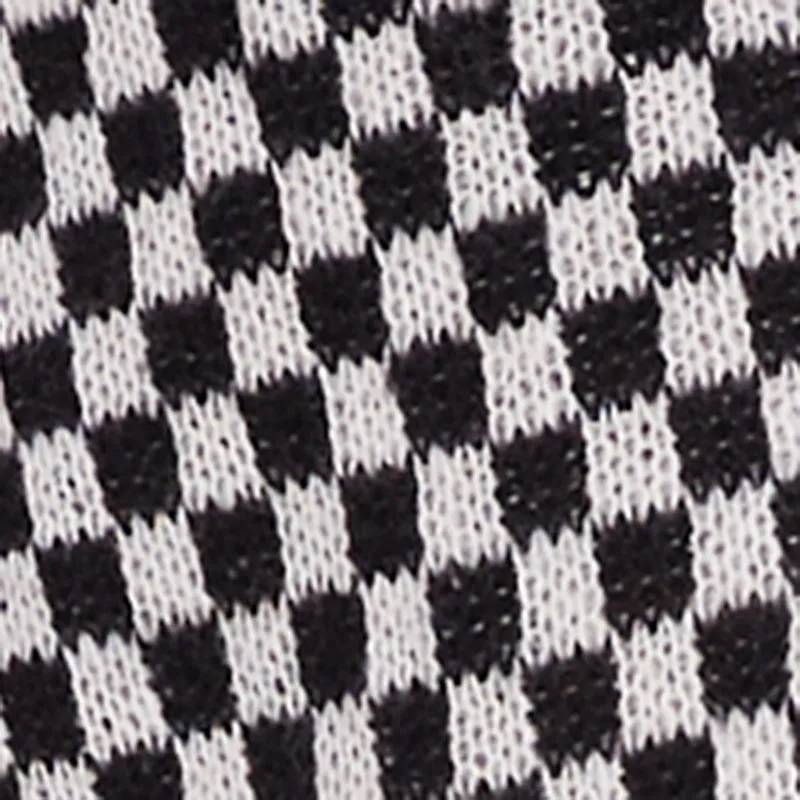 Plus Size Color Blocked Checkered Stripe Cardigan sold by Rainbow product image thumbnail 4