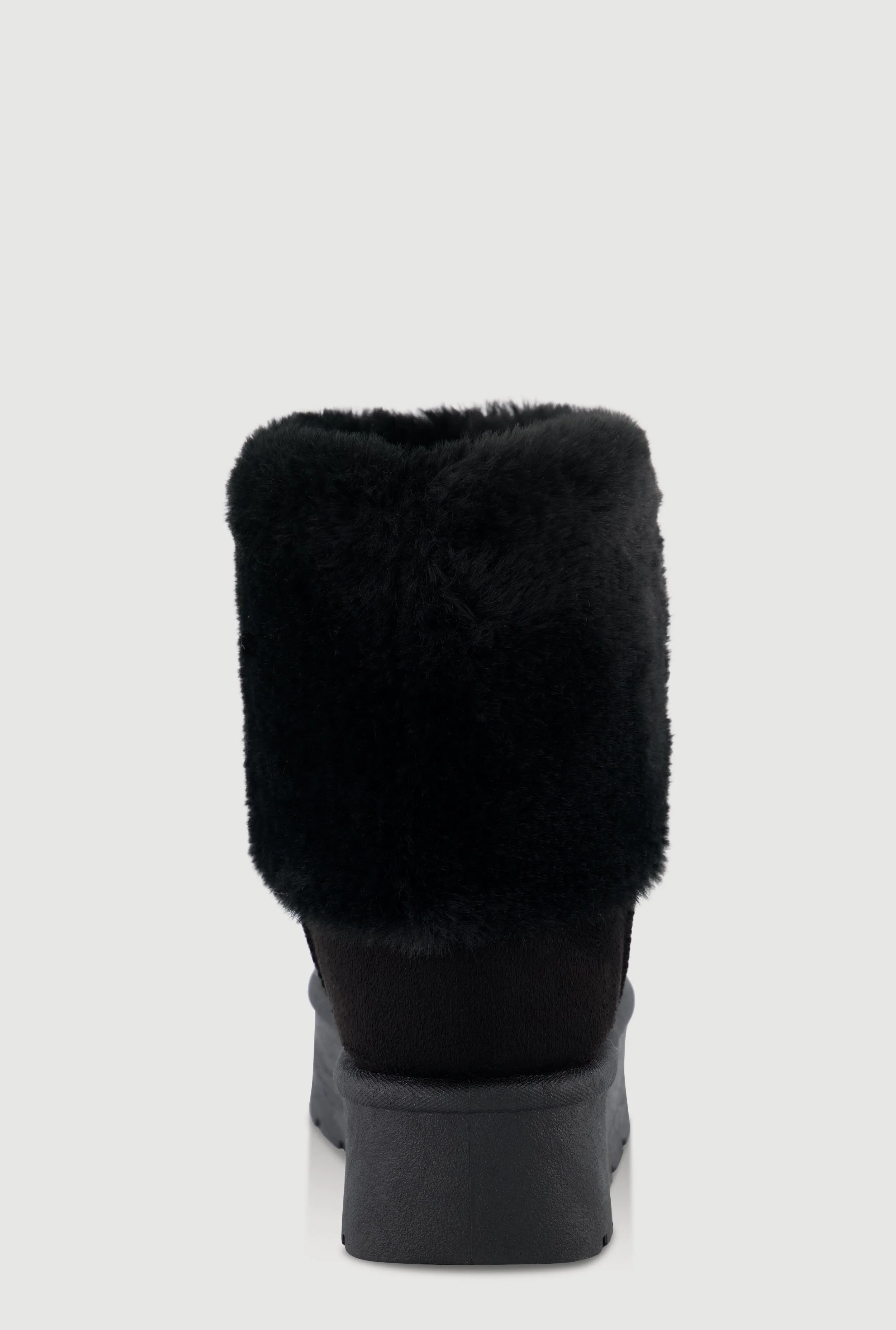 Faux Fur Cuff Platform Booties sold by Rainbow product image thumbnail 3