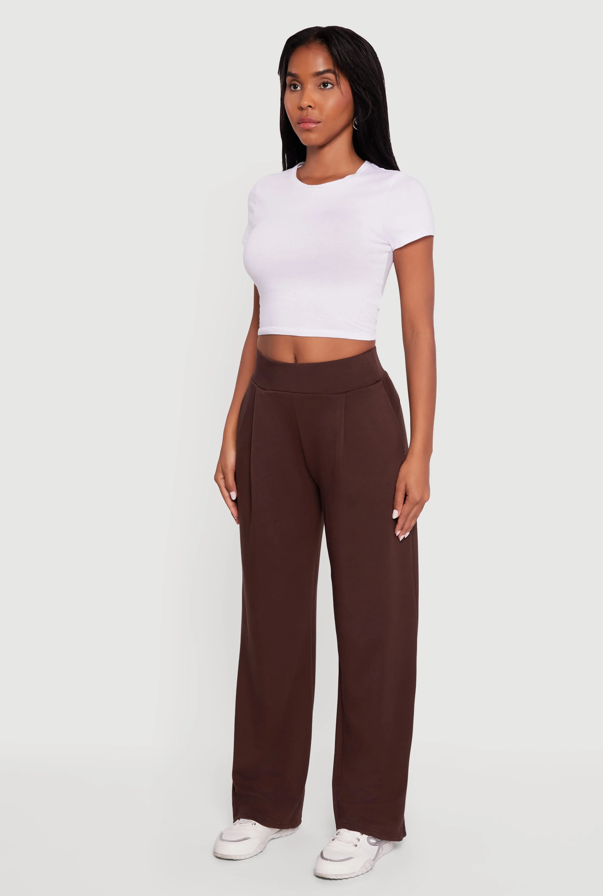 Pintuck Pull On Wide Leg Dress Pants sold by Rainbow product image thumbnail 3