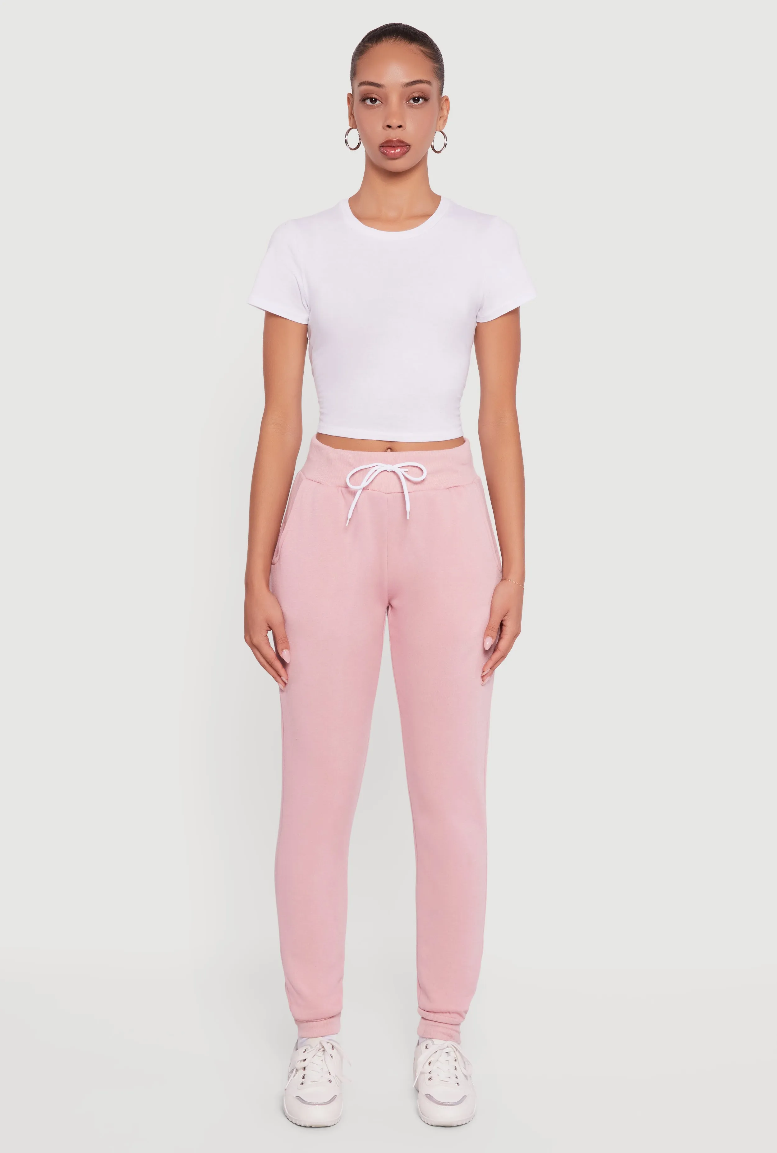 Drawstring Waist Slim Joggers sold by Rainbow product image thumbnail 2