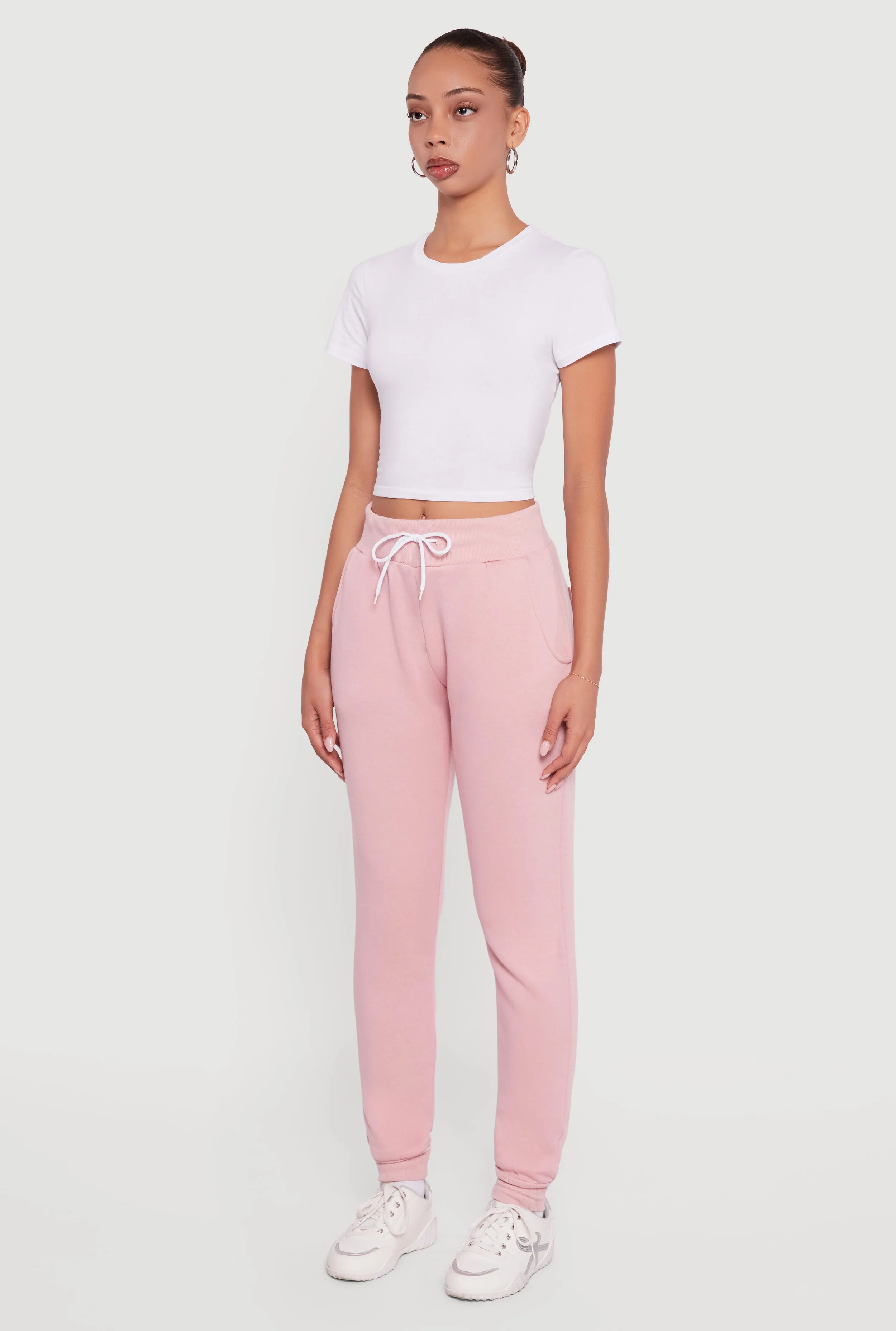 Drawstring Waist Slim Joggers sold by Rainbow product image thumbnail 3