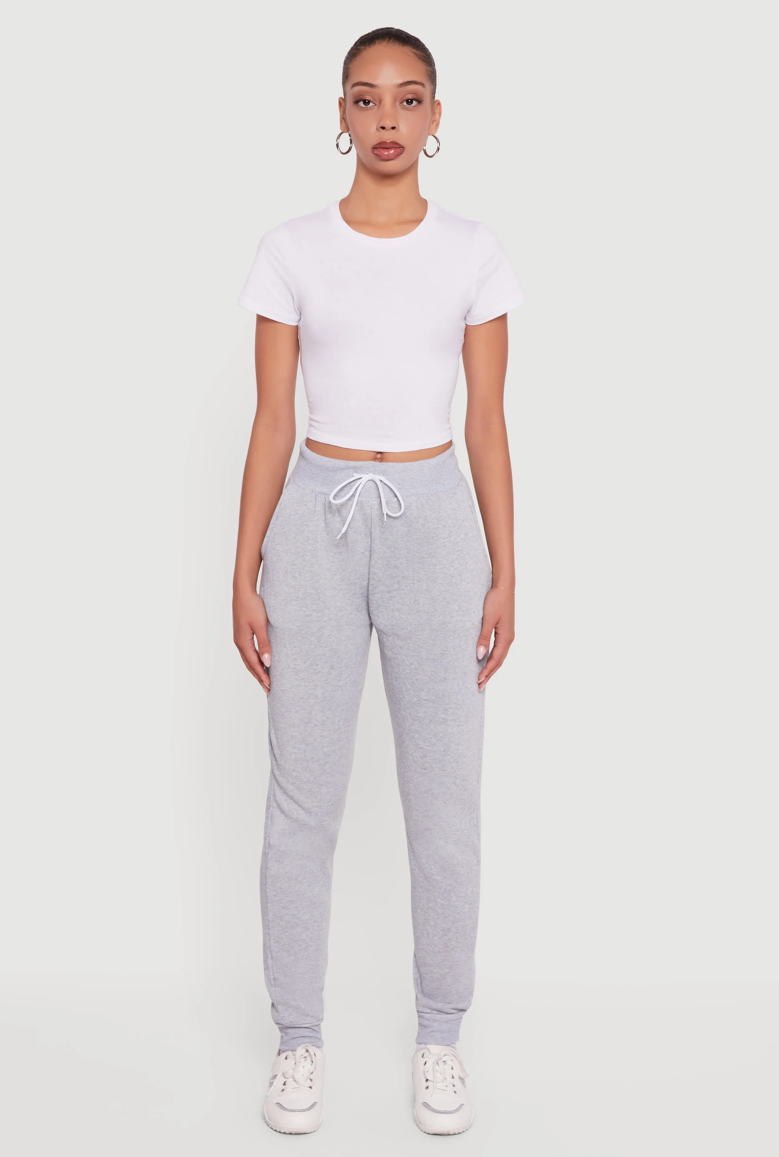 Drawstring Waist Slim Joggers sold by Rainbow product image thumbnail 2
